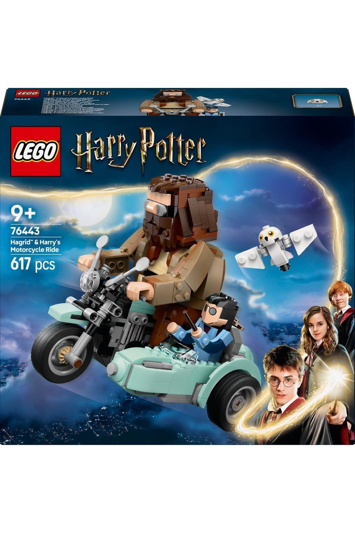 ®Harry Potter™ Hagrid™ ve Harry’nin Motosiklet Yolculuğu 76443 -9 Yaş  Üzeri Yapım Seti (617 P)-Lego