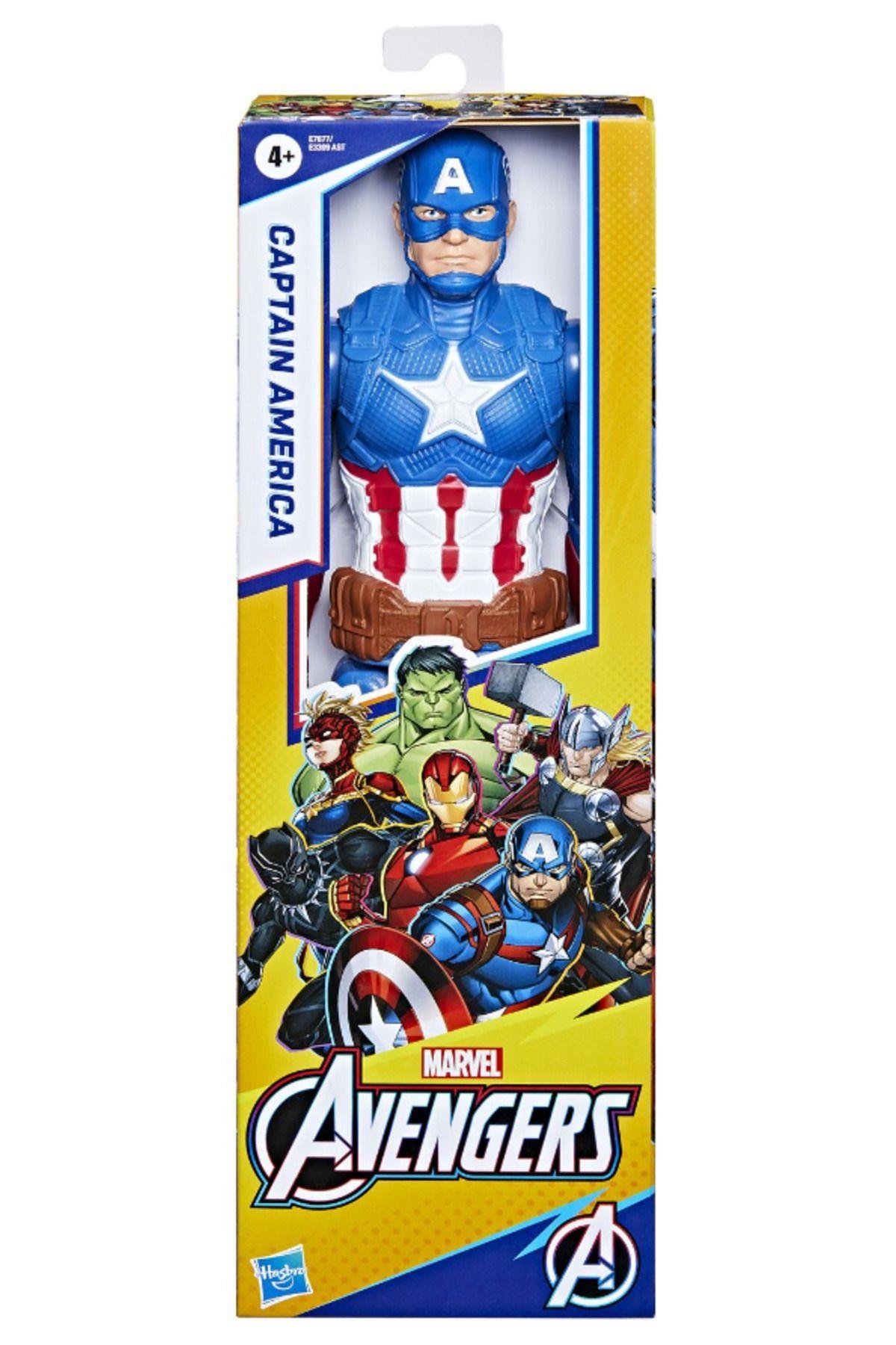 Hasbro Avengers Titan Hero 29cm Captain America Aksiyon Figür-Karakter Figürleri