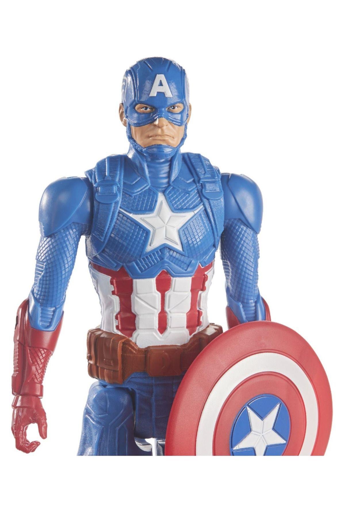 Hasbro Avengers Titan Hero 29cm Captain America Aksiyon Figür-Karakter Figürleri