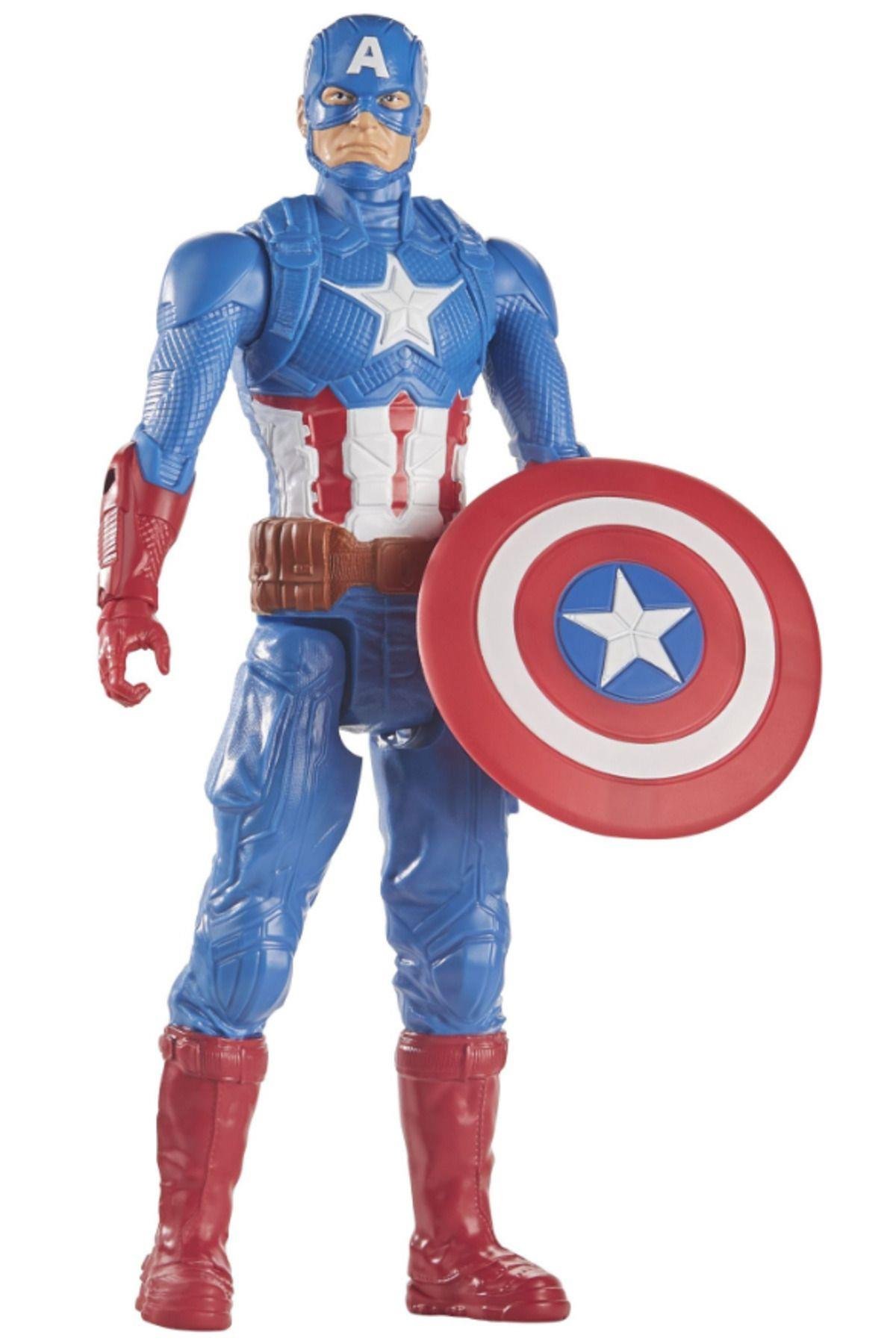 Hasbro Avengers Titan Hero 29cm Captain America Aksiyon Figür-Karakter Figürleri