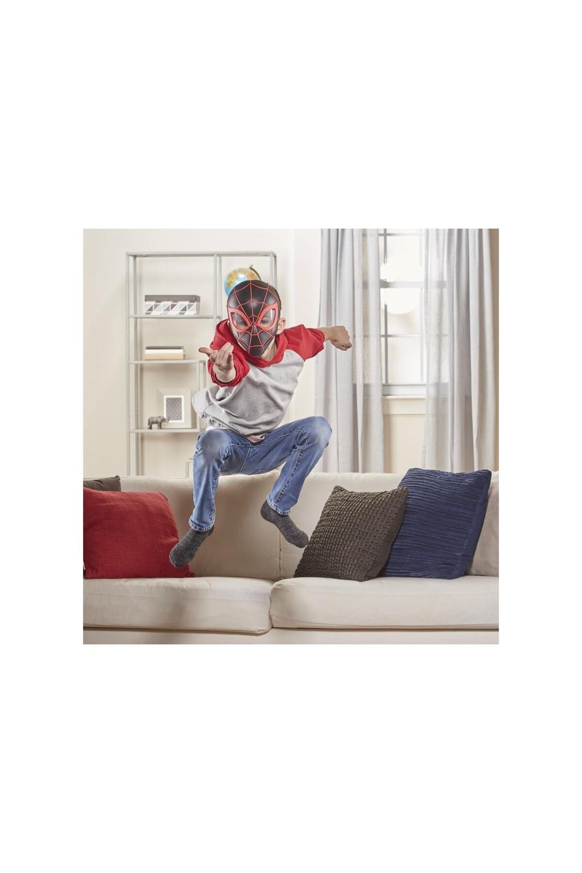 Hasbro Marvel Spider-Man Miles Morales Kahraman Maskesi – Çocuk Kostüm Aksesuarı-Karakter Figürleri