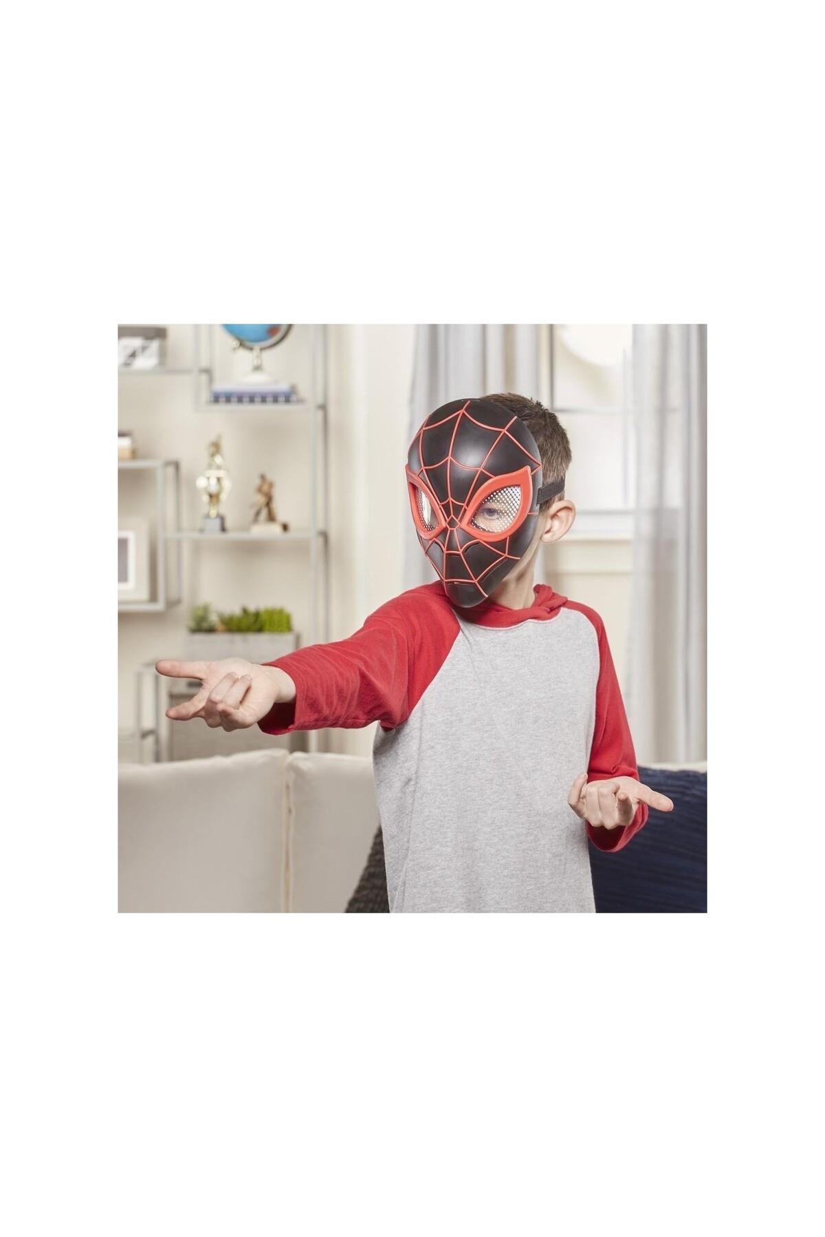 Hasbro Marvel Spider-Man Miles Morales Kahraman Maskesi – Çocuk Kostüm Aksesuarı-Karakter Figürleri