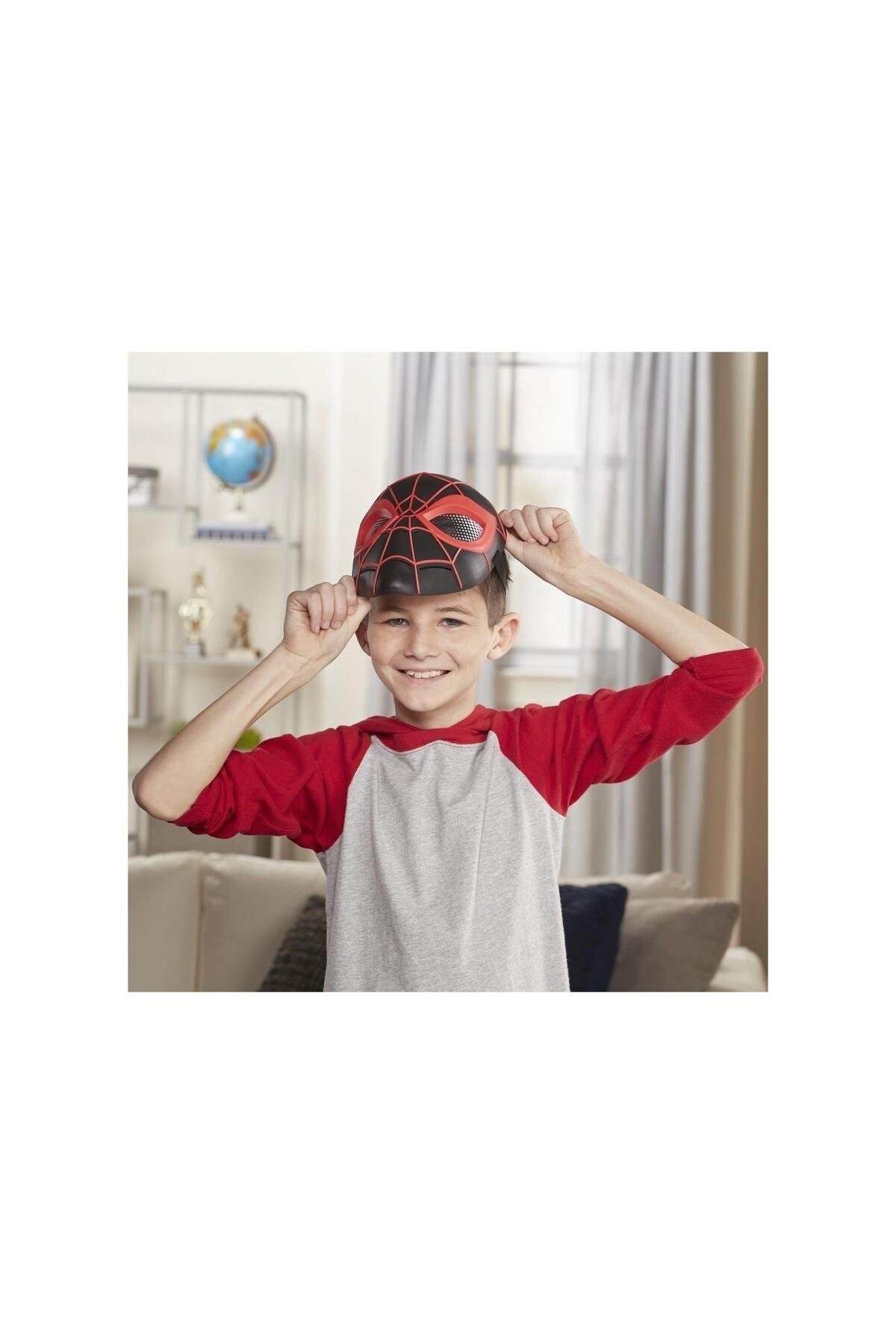 Hasbro Marvel Spider-Man Miles Morales Kahraman Maskesi – Çocuk Kostüm Aksesuarı-Karakter Figürleri