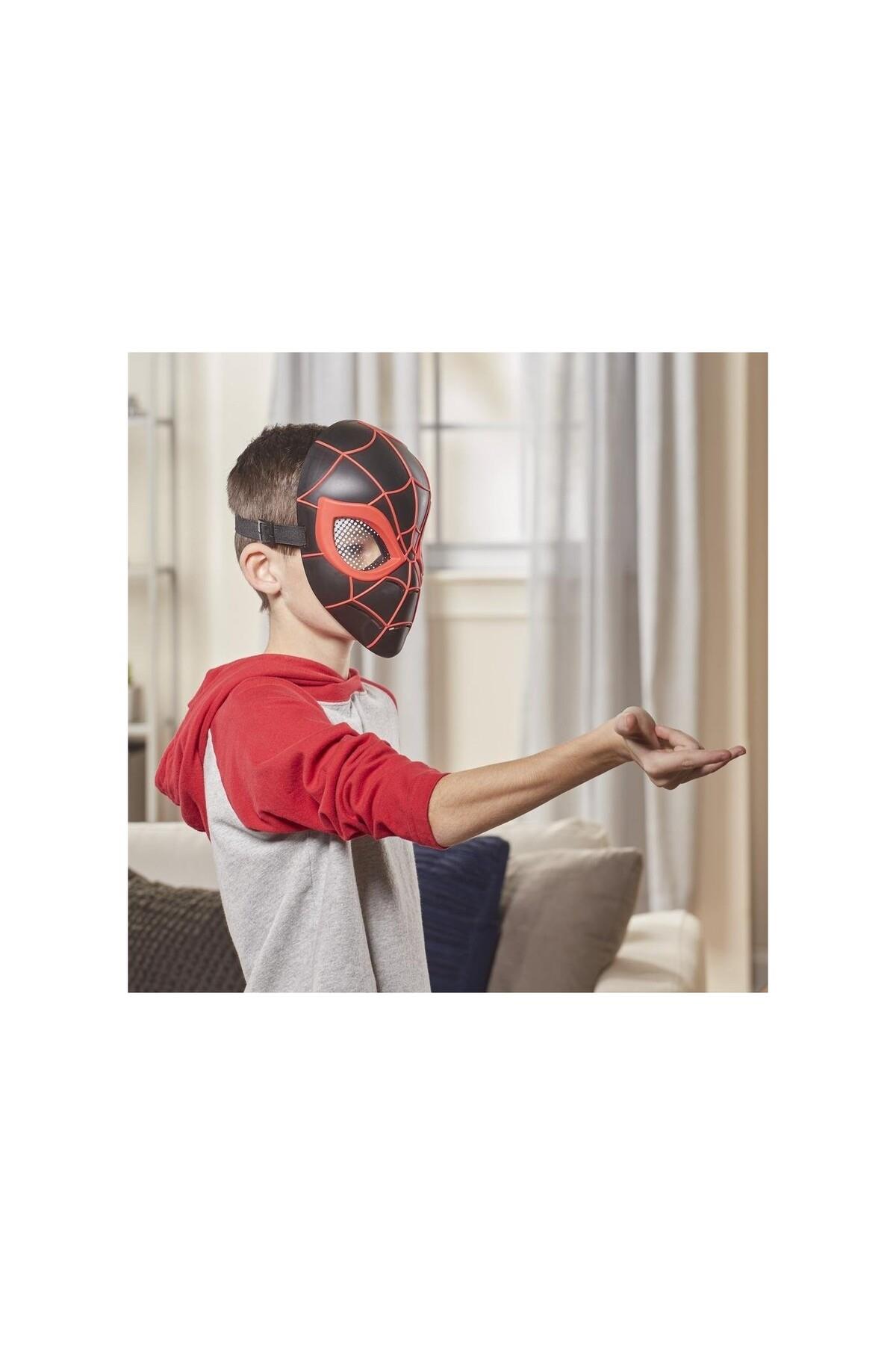 Hasbro Marvel Spider-Man Miles Morales Kahraman Maskesi – Çocuk Kostüm Aksesuarı-Karakter Figürleri