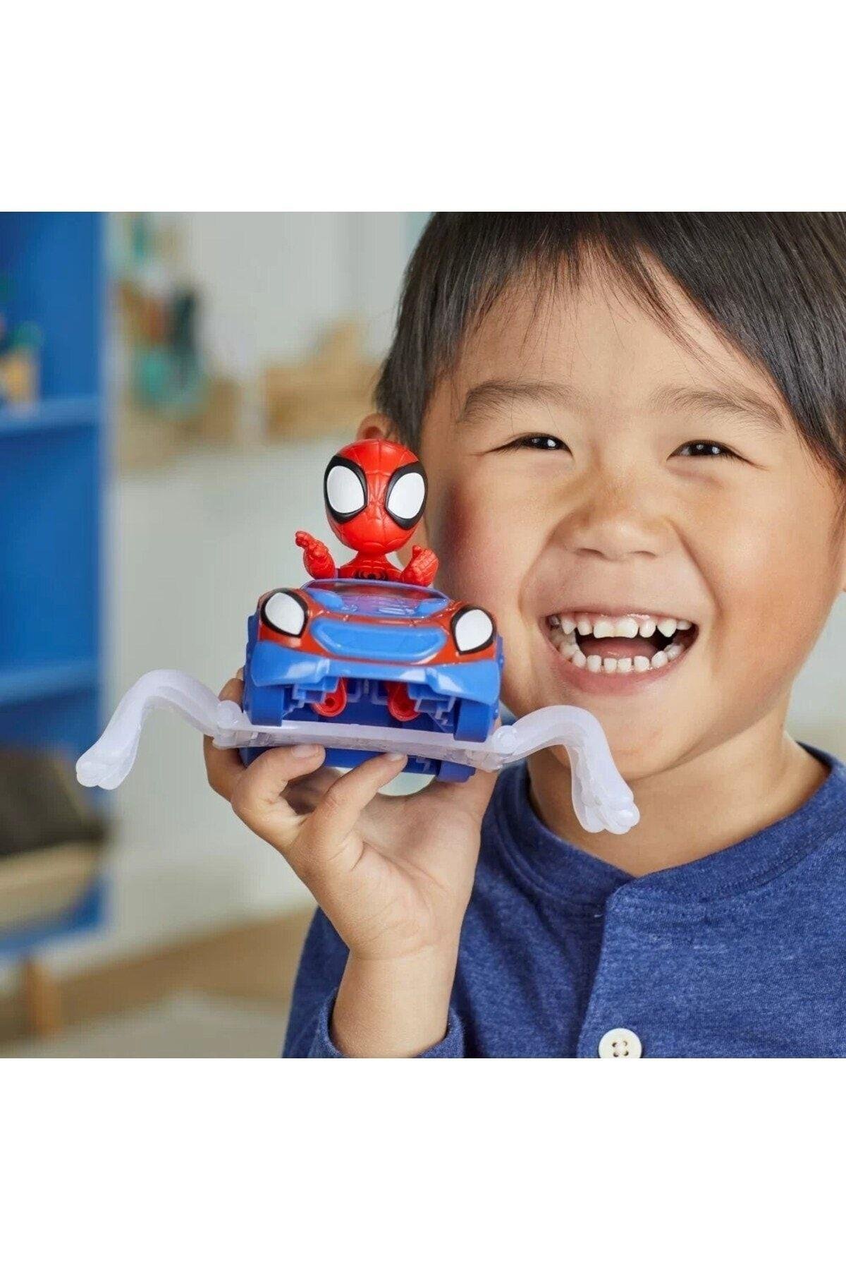 Hasbro Spidey and His Amazing Friends Araç ve Figür Spidey F7454-Karakter Figürleri