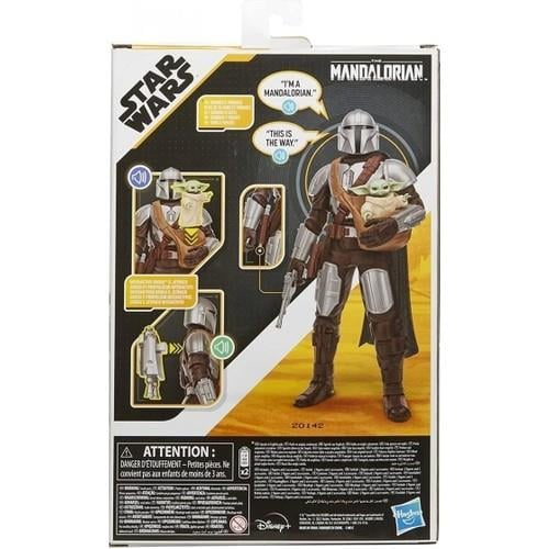 Hasbro Star Wars Galactic Action The Mandalorian ve Grogu Figür F5194-Karakter Figürleri