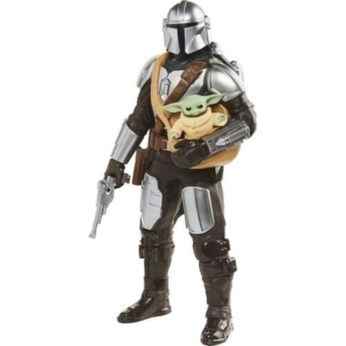 Hasbro Star Wars Galactic Action The Mandalorian ve Grogu Figür F5194-Karakter Figürleri