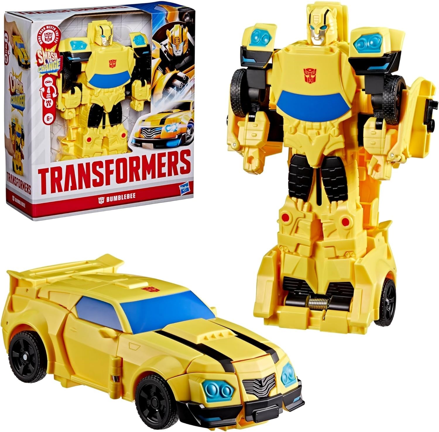 Hasbro Transformers Smash Changers Bumblebee Aksiyon Figürü G2817-Karakter Figürleri