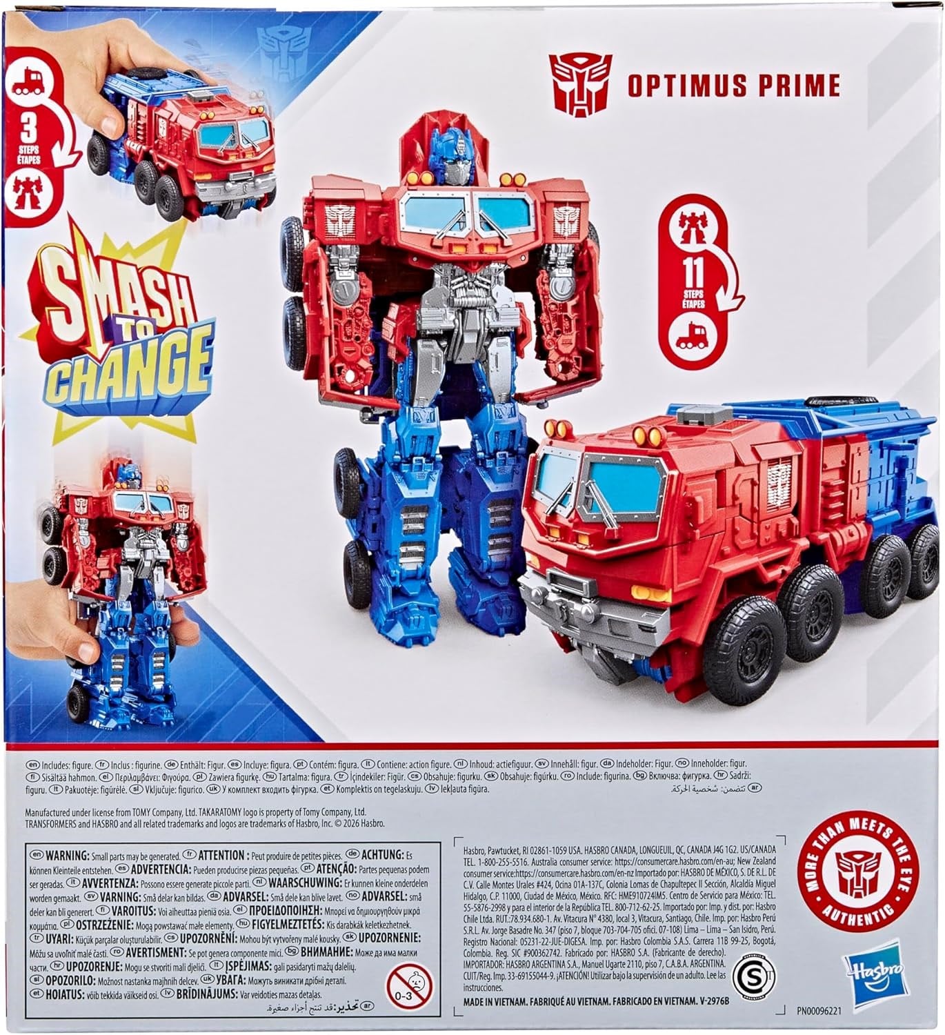 Hasbro Transformers Smash Changers Optimus Prime Aksiyon Figürü G2816-Karakter Figürleri