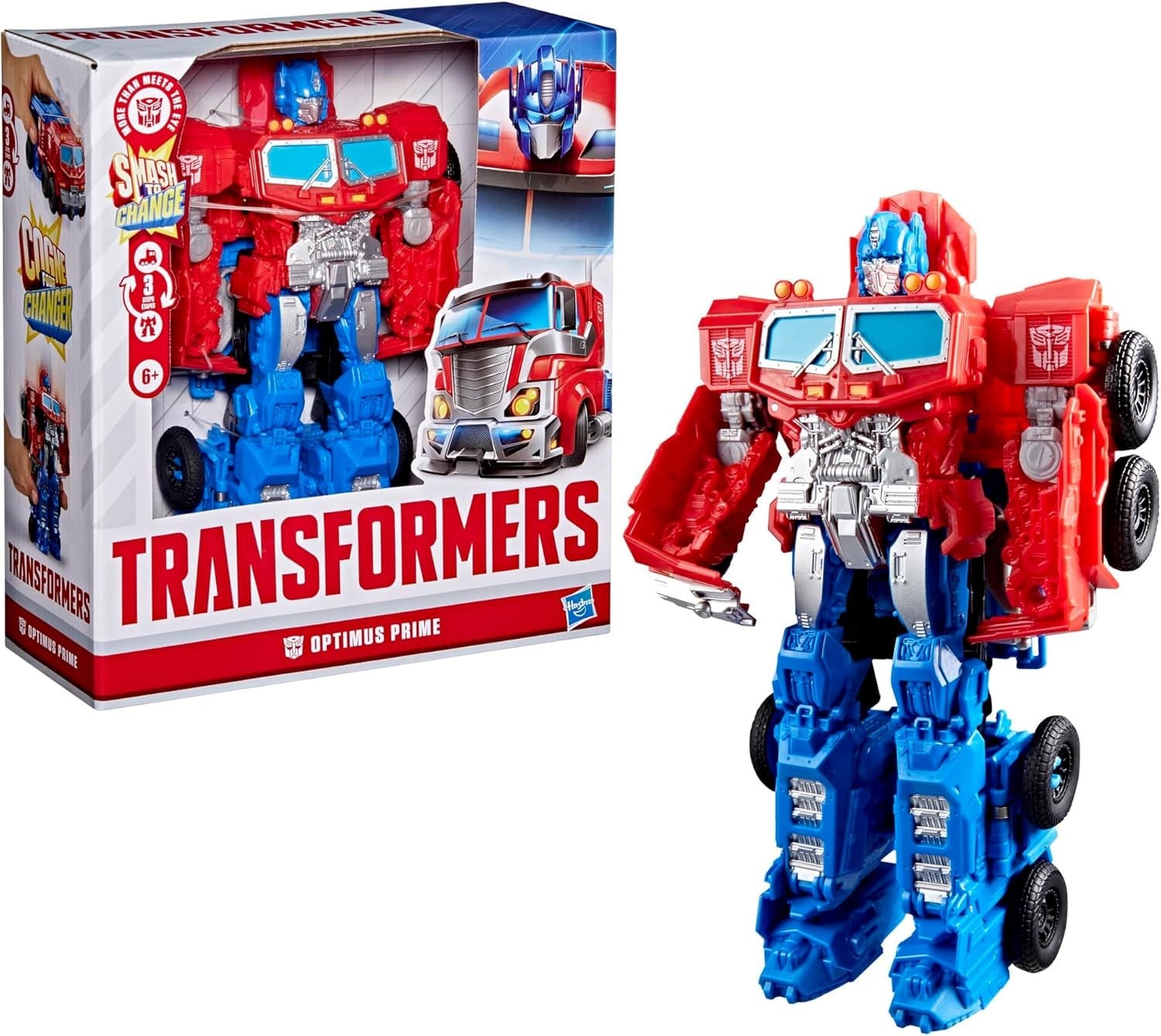 Hasbro Transformers Smash Changers Optimus Prime Aksiyon Figürü G2816-Karakter Figürleri