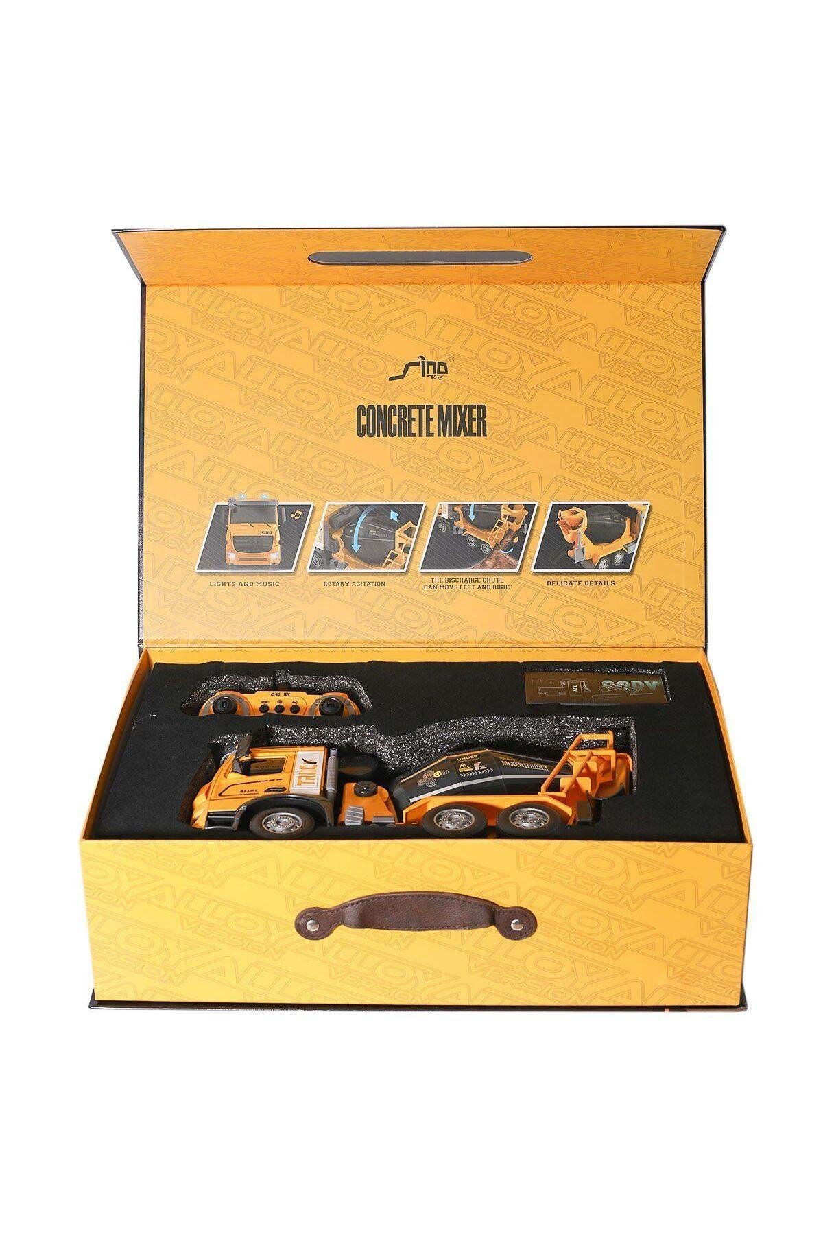 Hj8001-1 Metal Kumandalı İş Makinesi -gepettoys-Uzaktan Kumandalı Araçlar