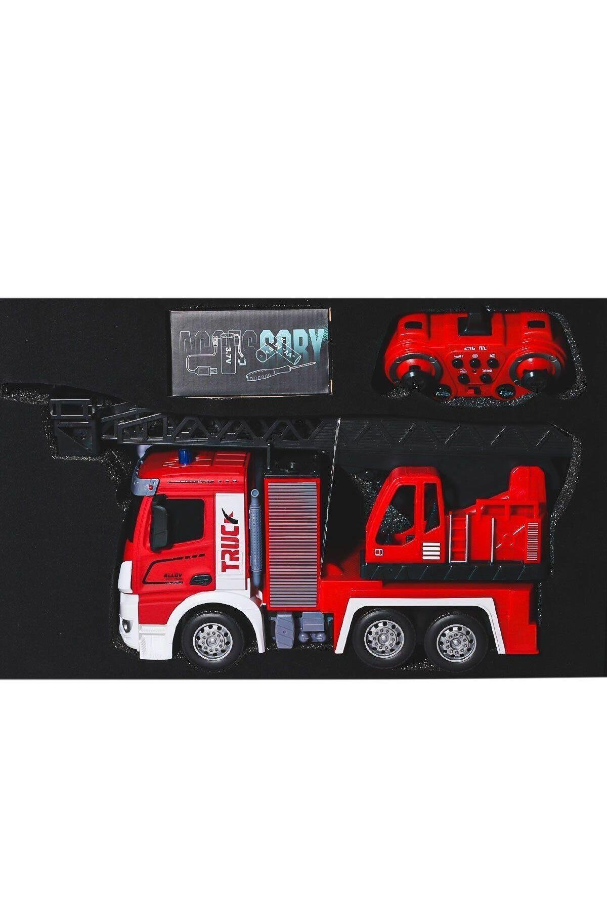 HJ8002-1 Metal Kumandalı İtfaiye -Gepettoys-Uzaktan Kumandalı Araçlar