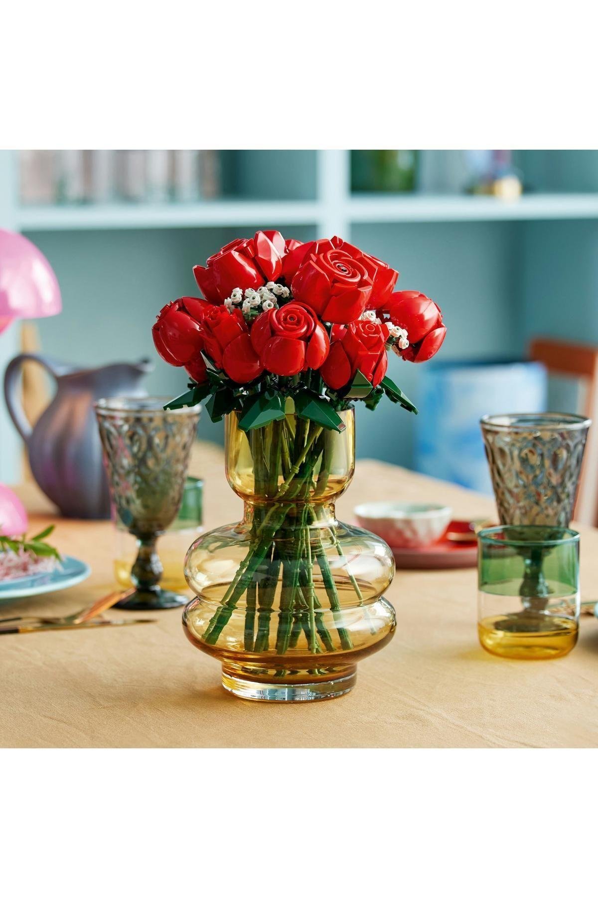 hngds Icons Gül Buketi 10328  - 18 Yaş ve Üzeri İçin Yapım Seti (822 Parça) sdgnh 1038993-Lego