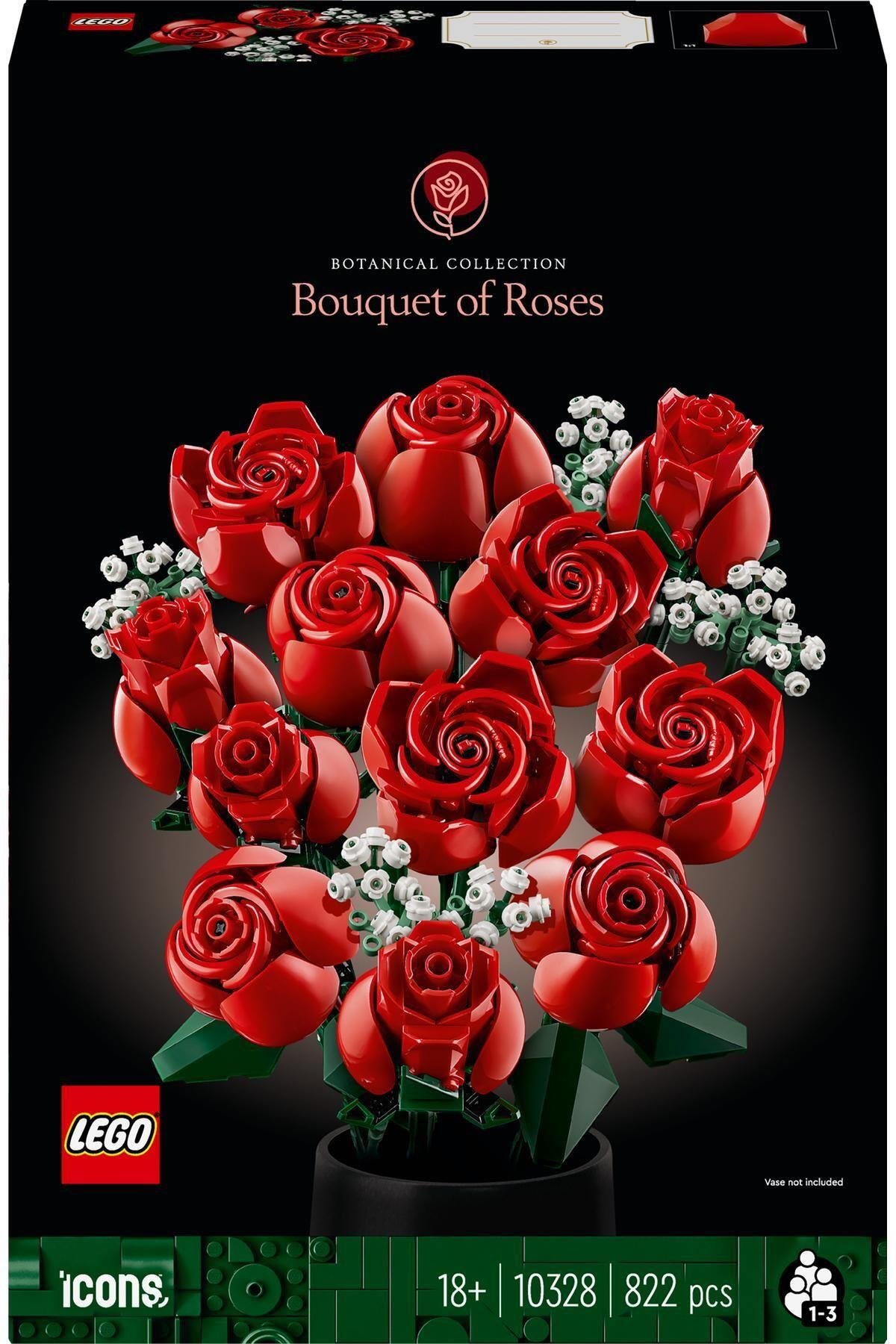 hngds Icons Gül Buketi 10328  - 18 Yaş ve Üzeri İçin Yapım Seti (822 Parça) sdgnh 1038993-Lego
