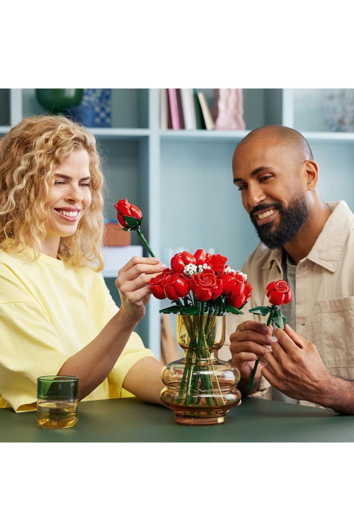 hngds Icons Gül Buketi 10328  - 18 Yaş ve Üzeri İçin Yapım Seti (822 Parça) sdgnh 1038993-Lego