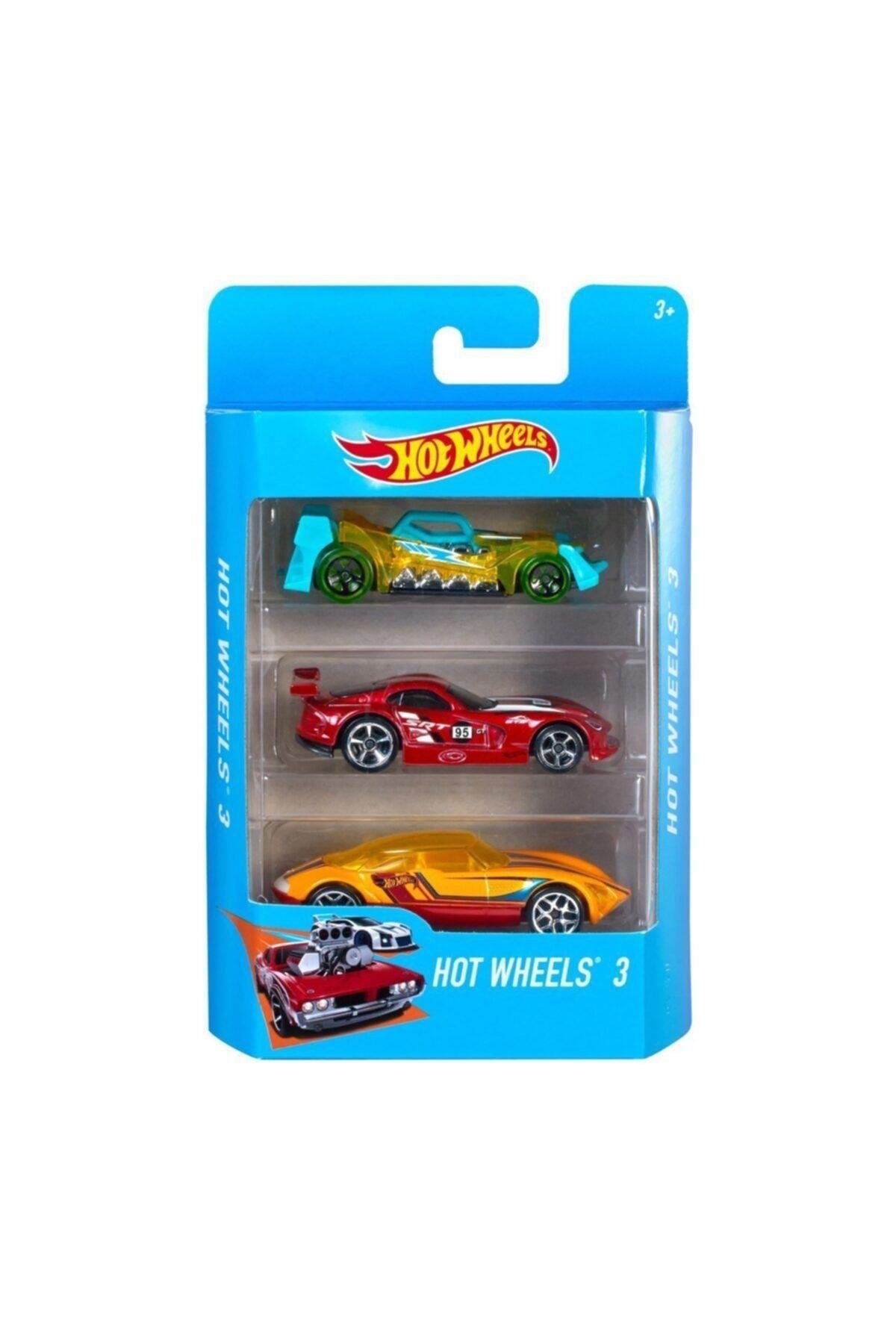HOT WHEELS 3'lü Araba Seti-Oyuncak Arabalar ve Kamyonlar