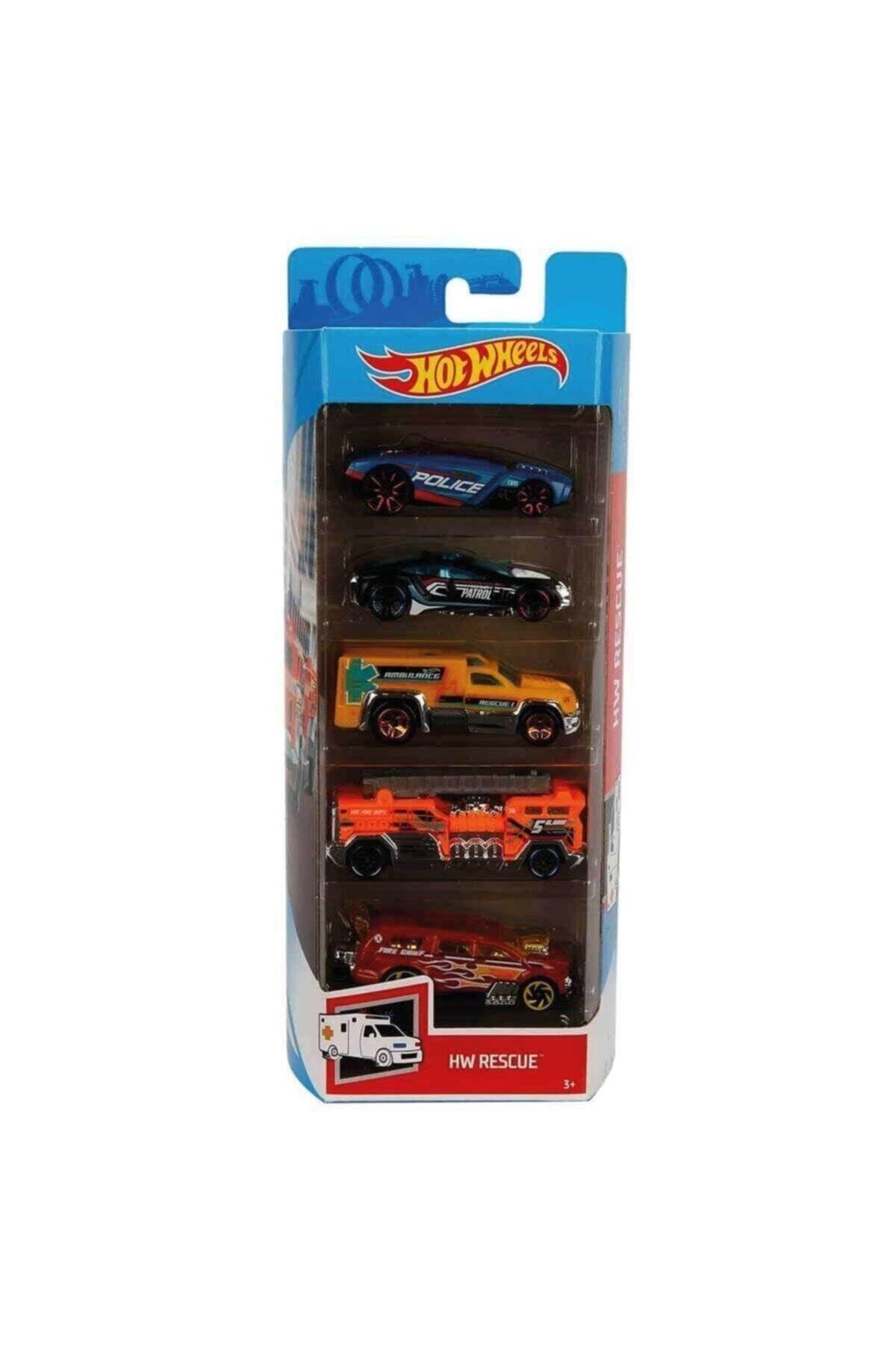 HOT WHEELS 5'li Araba Seti-Oyuncak Arabalar ve Kamyonlar