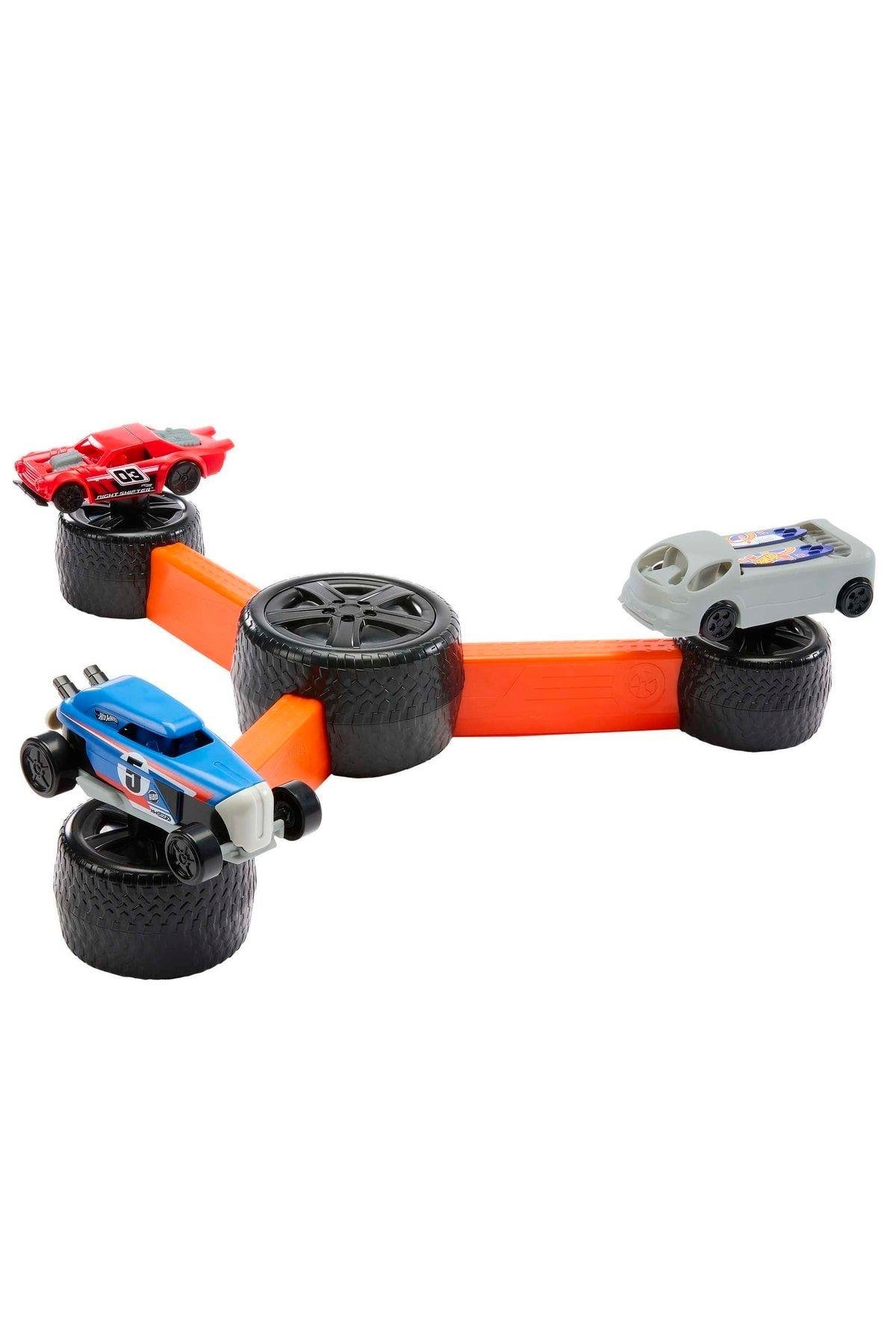 Hot Wheels Build N Slam Kutu Oyunu HLX91-Araba Garaj ve Setleri