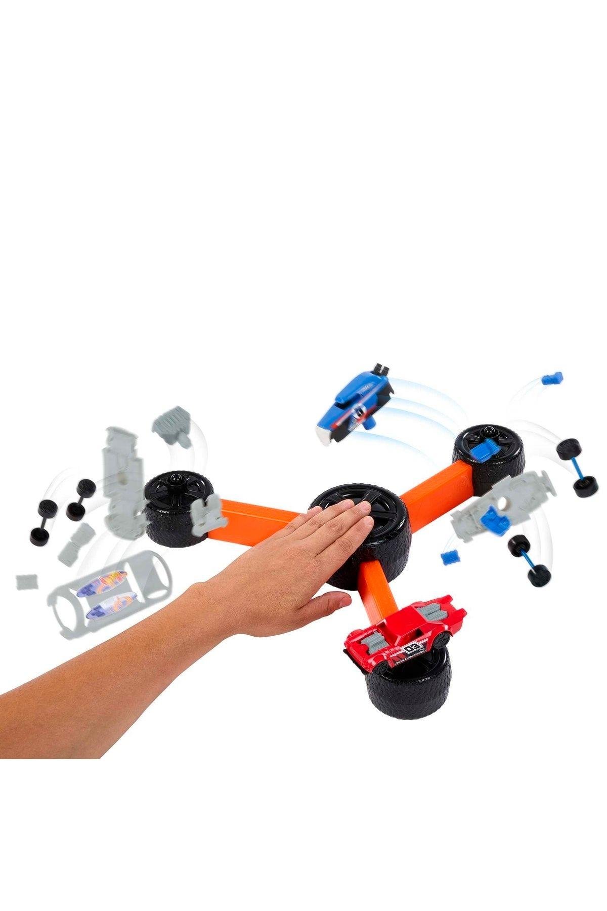 Hot Wheels Build N Slam Kutu Oyunu HLX91-Araba Garaj ve Setleri