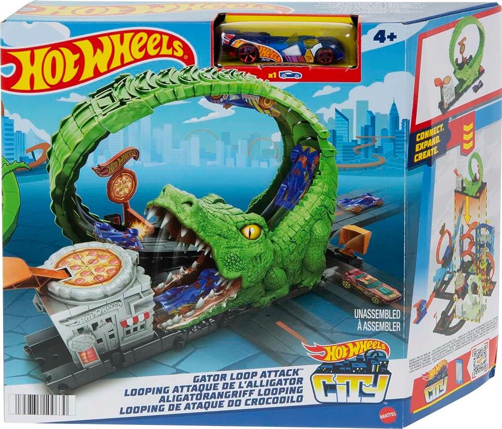 Hot Wheels City Düşmanlarla Mücadele Serisi HDR29-HKX39-Araba Garaj ve Setleri