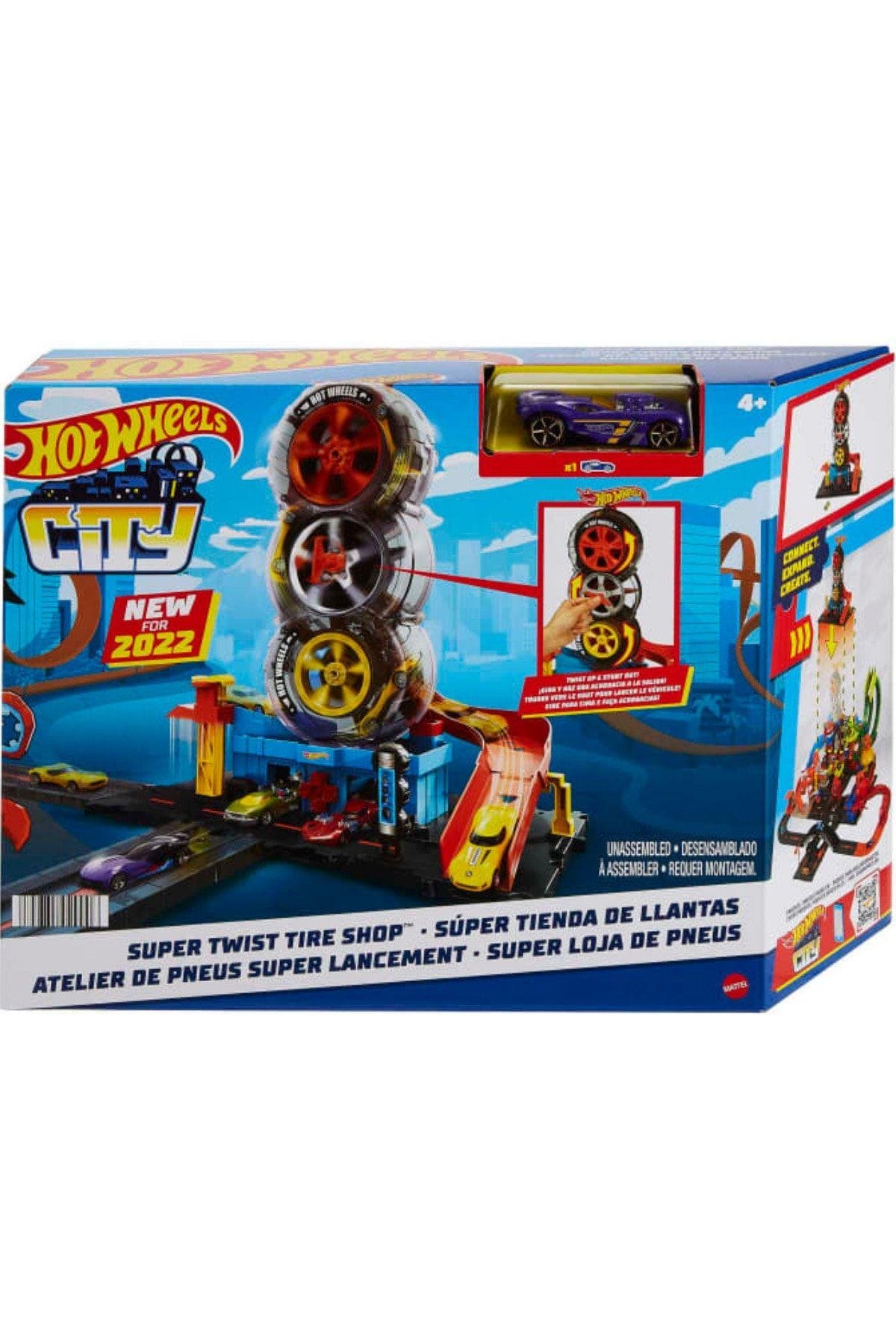 HOT WHEELS City Tekerlek Kulesi 2022 Model Hdp02-Araba Garaj ve Setleri