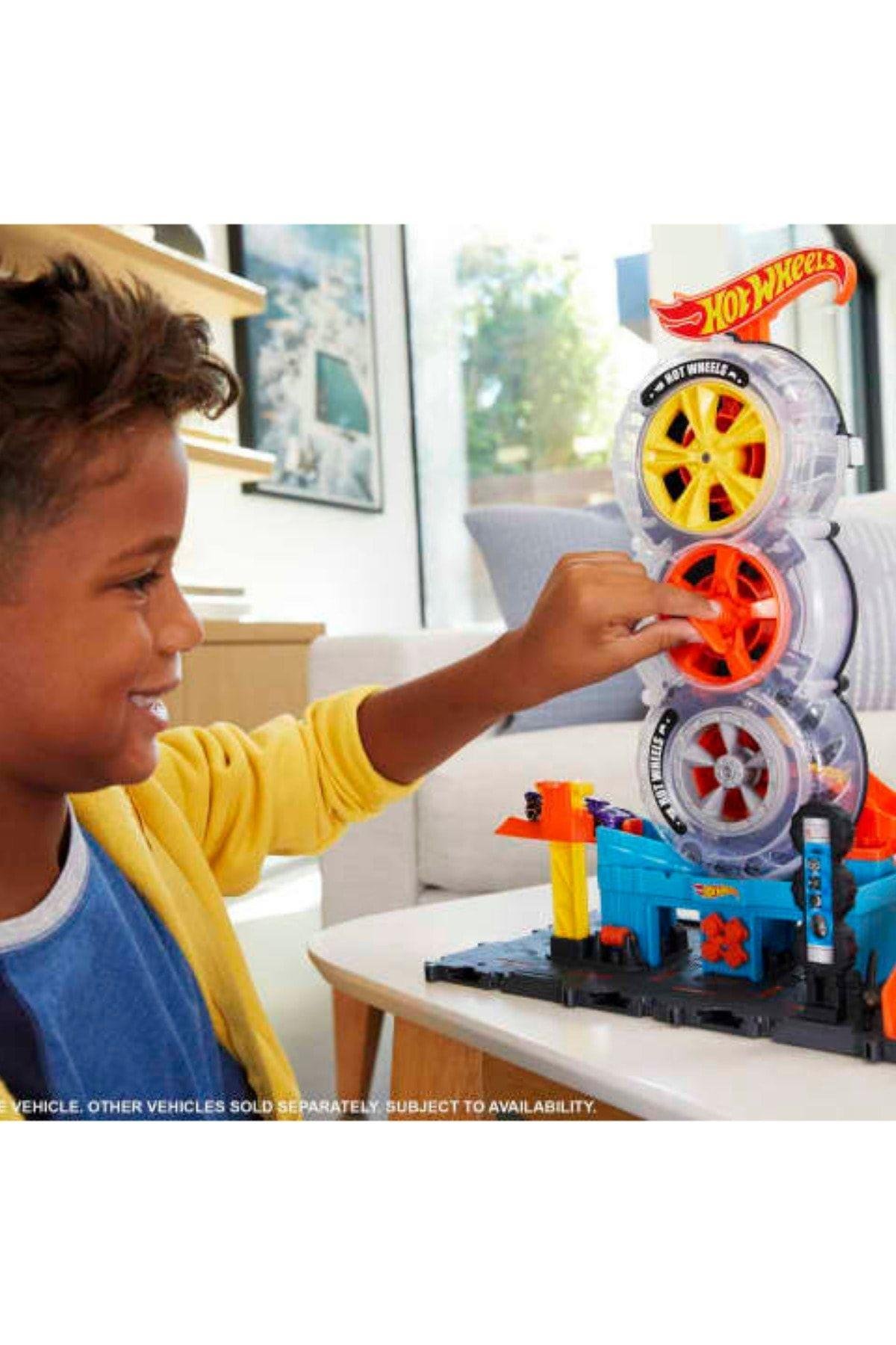 HOT WHEELS City Tekerlek Kulesi 2022 Model Hdp02-Araba Garaj ve Setleri