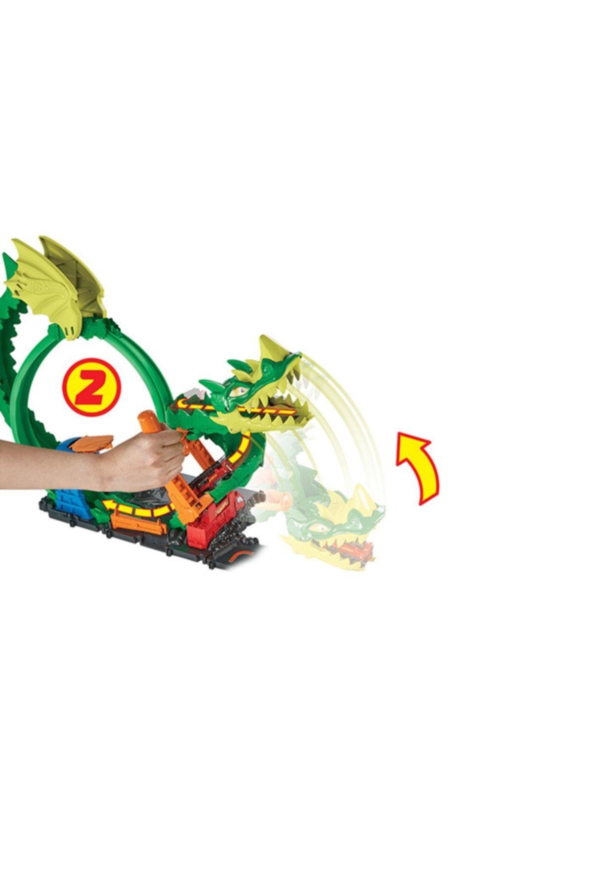 HOT WHEELS Ejderha Ile Mücadele Pisti Hdp03-Araba Garaj ve Setleri