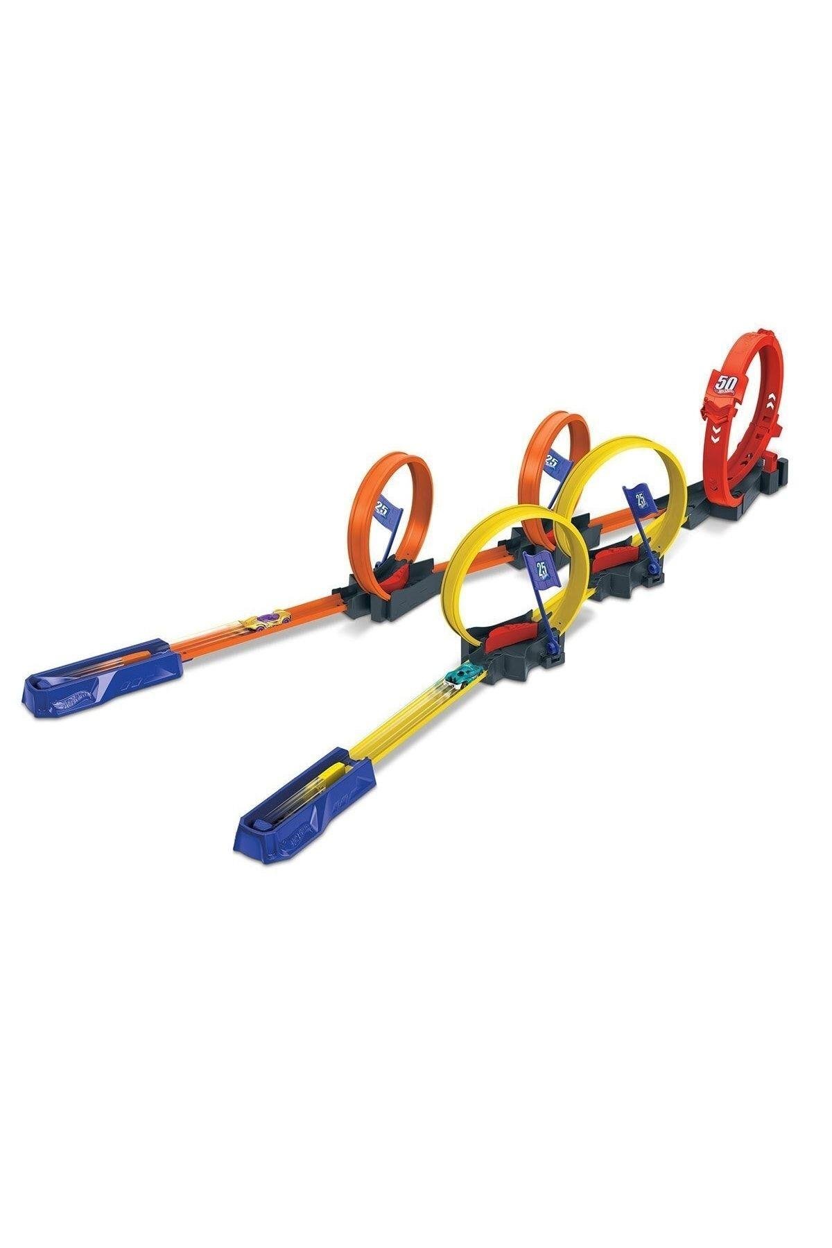 HOT WHEELS Hdr83 Çok Çemberli Yarış Seti-Araba Garaj ve Setleri