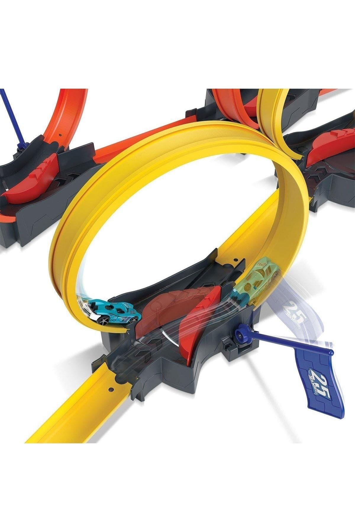 HOT WHEELS Hdr83 Çok Çemberli Yarış Seti-Araba Garaj ve Setleri
