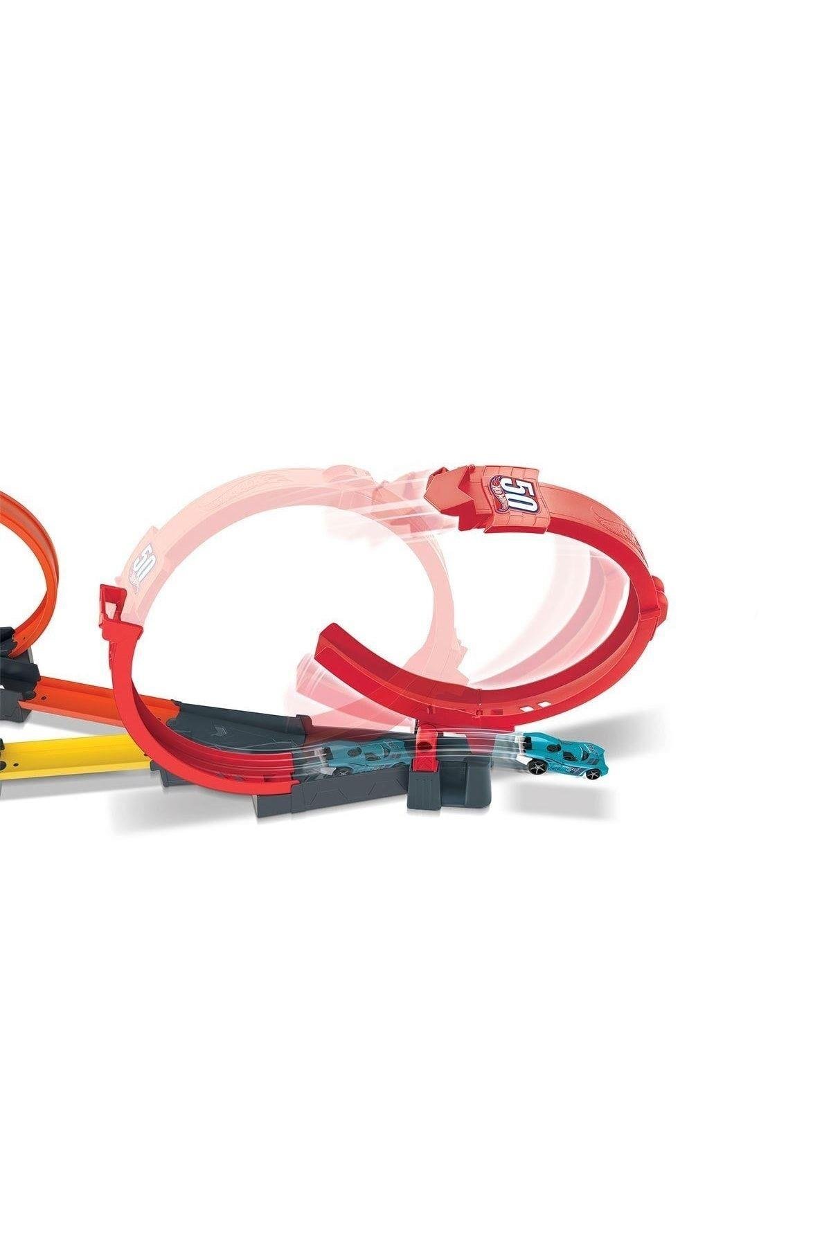HOT WHEELS Hdr83 Çok Çemberli Yarış Seti-Araba Garaj ve Setleri