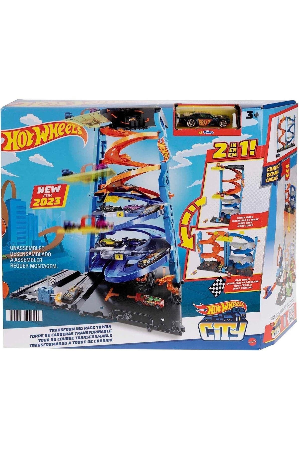 HOT WHEELS Hkx43 Heyecanlı Yarış Kulesi-Araba Garaj ve Setleri