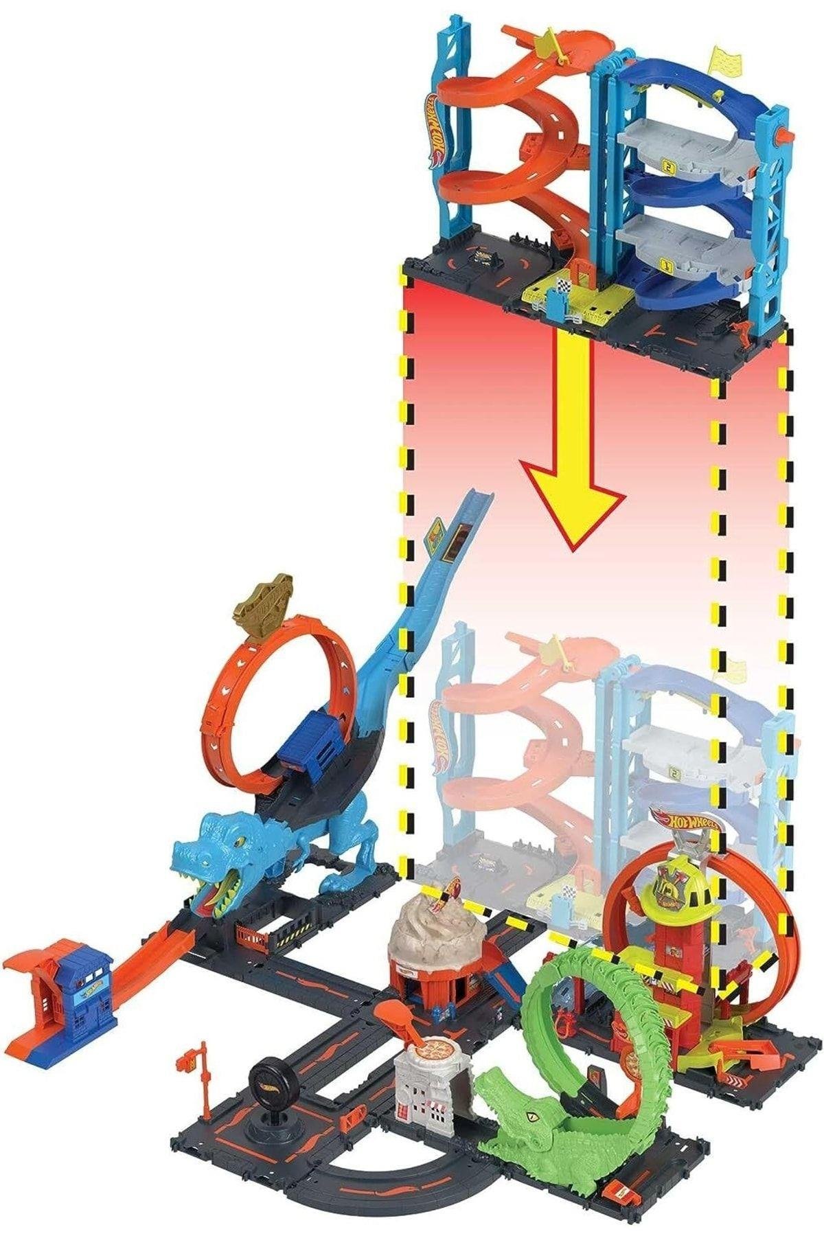 HOT WHEELS Hkx43 Heyecanlı Yarış Kulesi-Araba Garaj ve Setleri