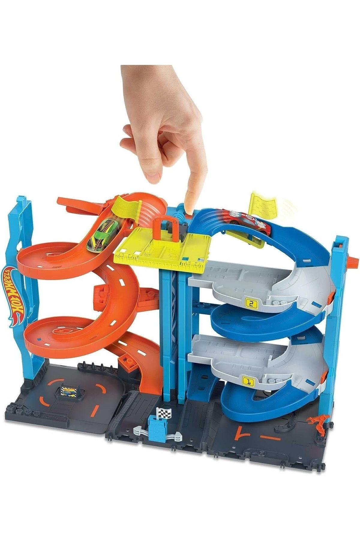HOT WHEELS Hkx43 Heyecanlı Yarış Kulesi-Araba Garaj ve Setleri