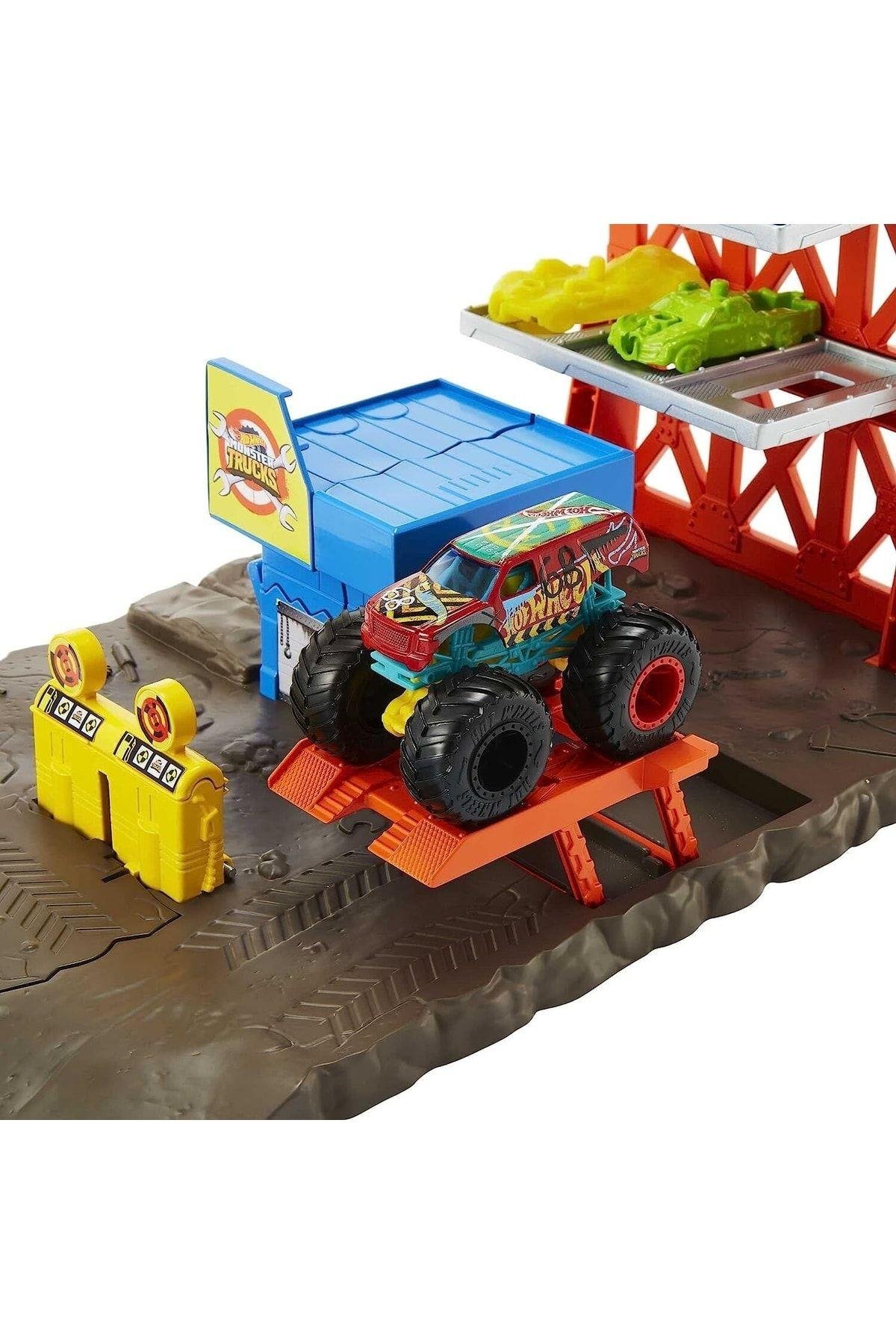 HOT WHEELS Hw Monster Trucks Patlama Ist. HFB12-Araba Garaj ve Setleri