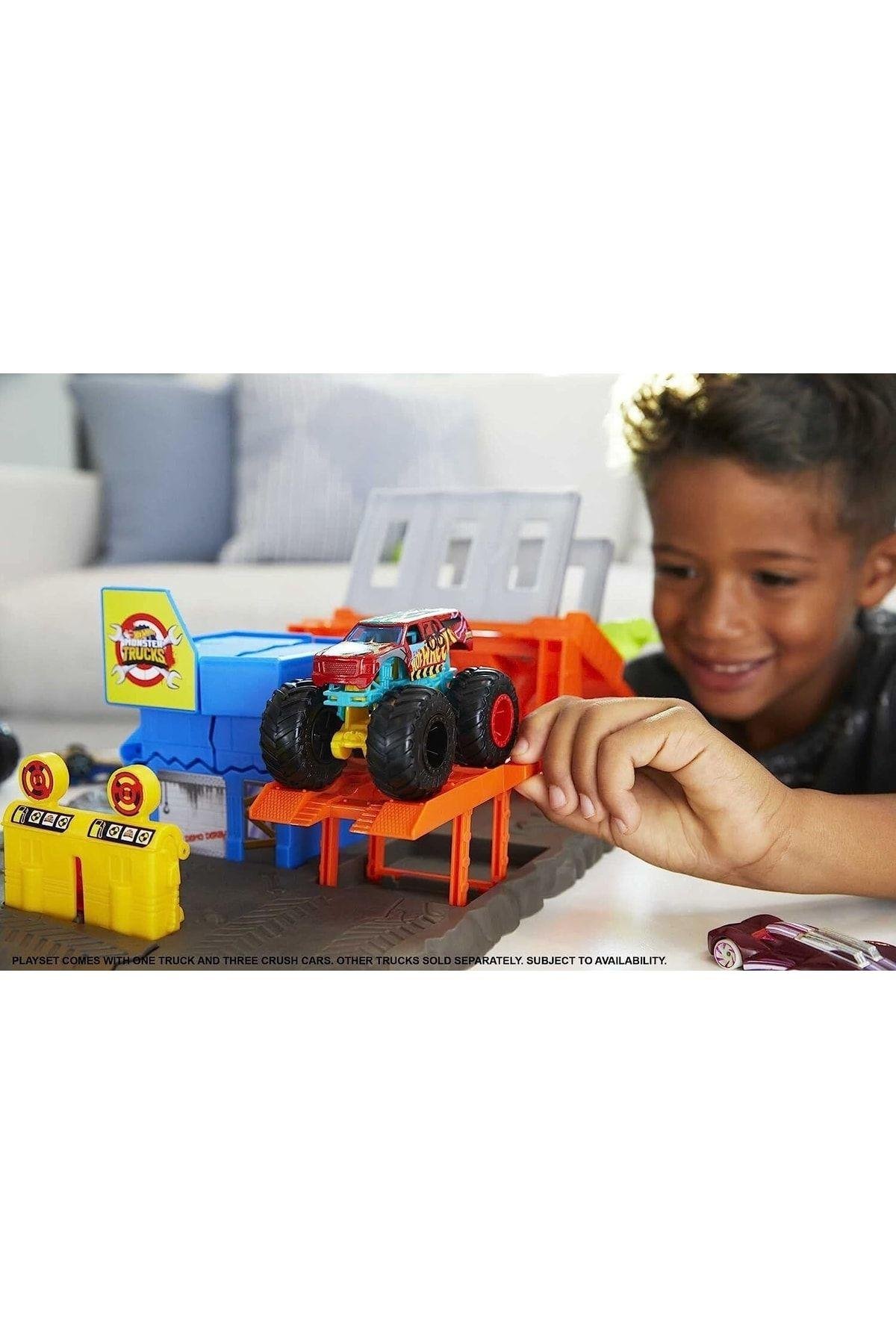 HOT WHEELS Hw Monster Trucks Patlama Ist. HFB12-Araba Garaj ve Setleri