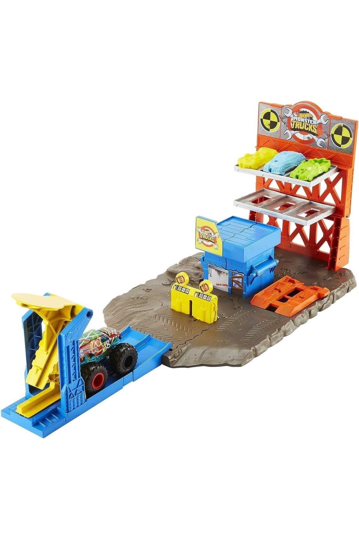 HOT WHEELS Hw Monster Trucks Patlama Ist. HFB12-Araba Garaj ve Setleri