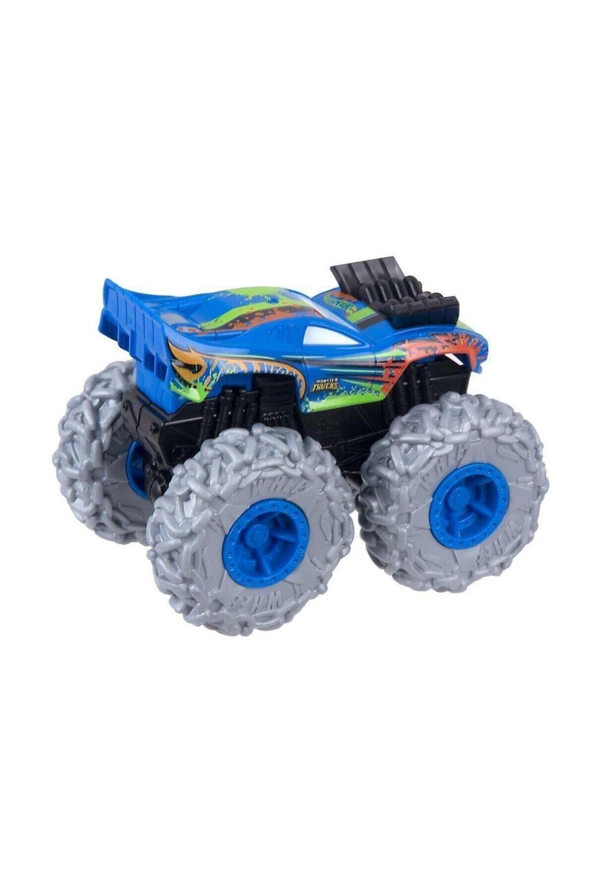 HOT WHEELS Monster Trucks 1:43 Çek Bırak Arabalar GVK37-GVK40-Oyuncak Arabalar ve Kamyonlar