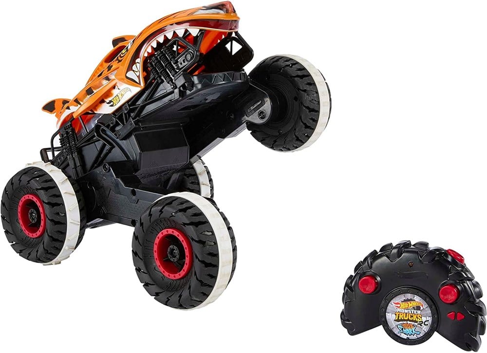 Hot Wheels Monster Trucks Durdurulamaz Tiger Shark HGV87-Oyuncak Arabalar ve Kamyonlar