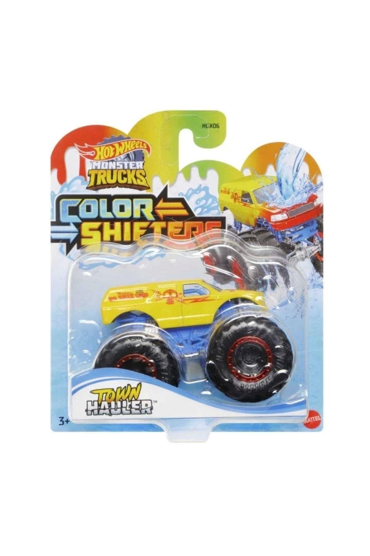 HOT WHEELS Monster Trucks Renk Değiştiren Araçlar - Town Hauler-Oyuncak Arabalar ve Kamyonlar