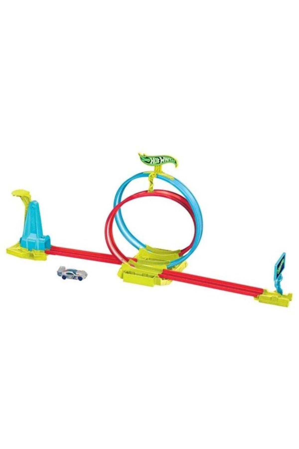HOT WHEELS Neon Y.ÇiftÇ.Yarış HPC05-Araba Garaj ve Setleri