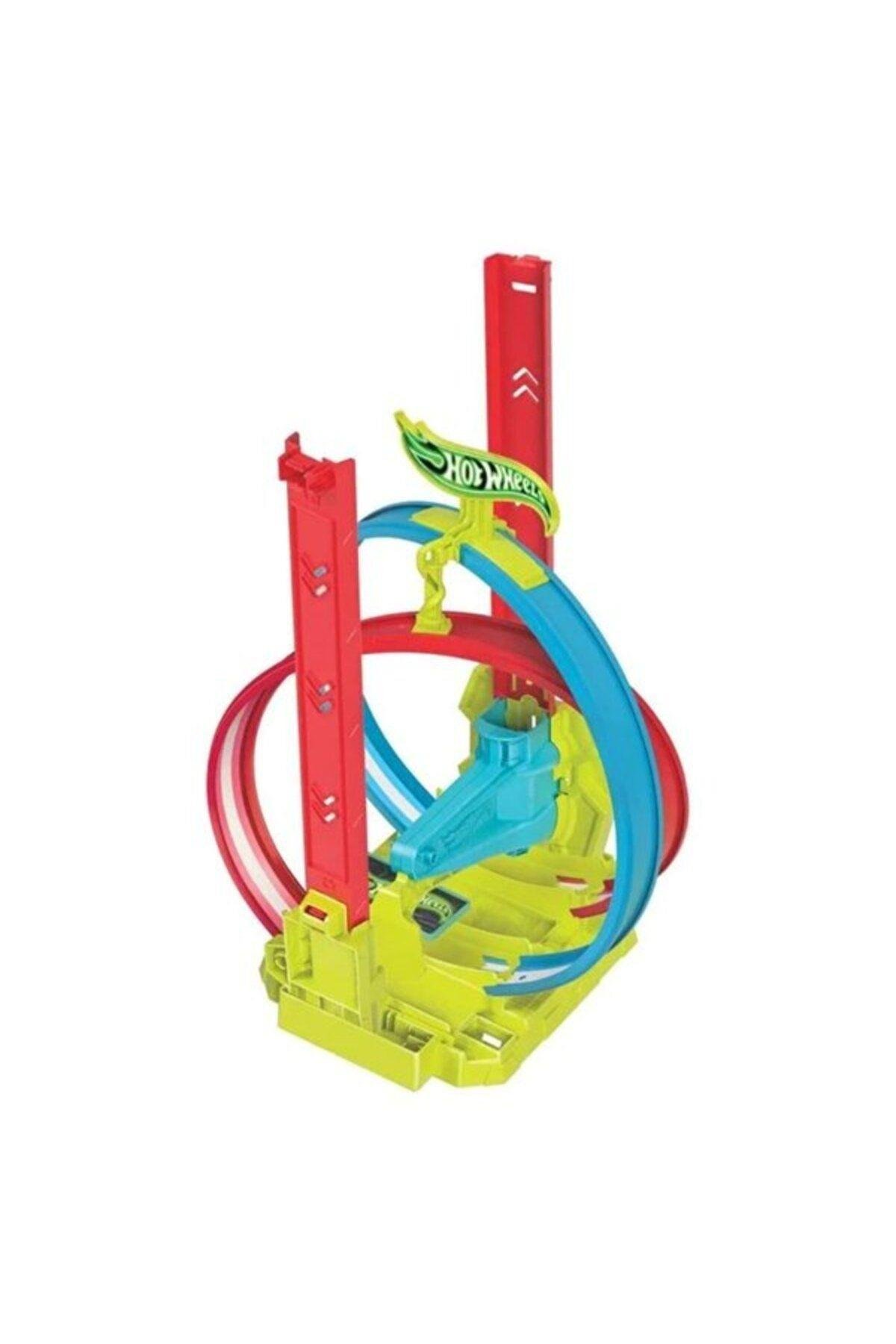 HOT WHEELS Neon Y.ÇiftÇ.Yarış HPC05-Araba Garaj ve Setleri