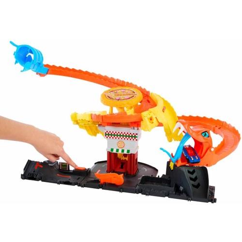Hot Wheels Pizza Slam Kobra Saldırısı Oyun Seti HTN81-Araba Garaj ve Setleri