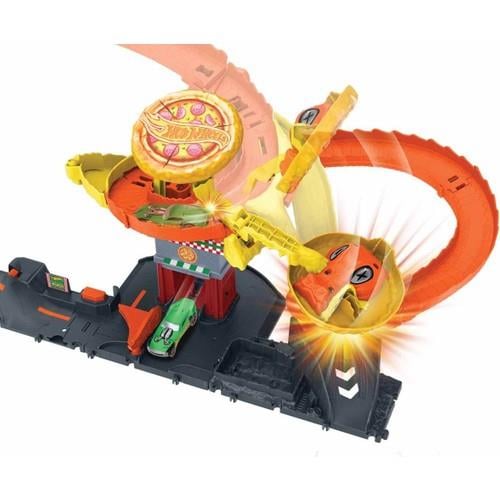 Hot Wheels Pizza Slam Kobra Saldırısı Oyun Seti HTN81-Araba Garaj ve Setleri