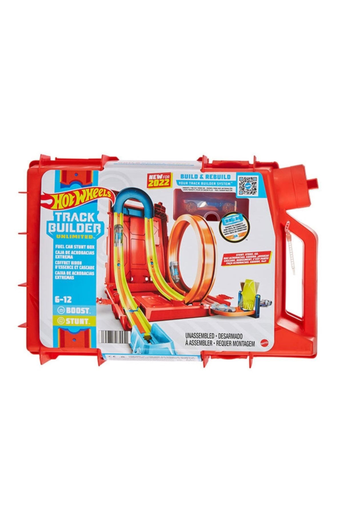 HOT WHEELS Track Builder Benzin Bidonu Akrobasi Seti-Araba Garaj ve Setleri