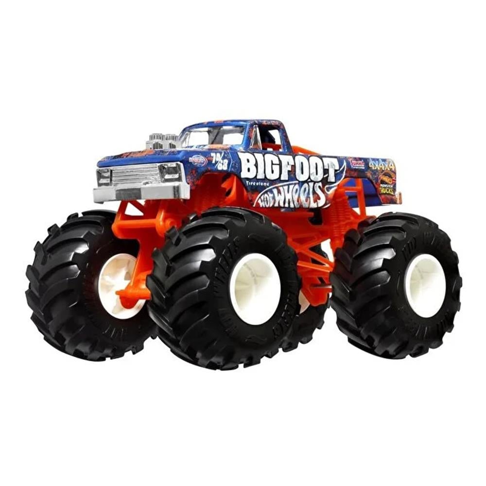 Hot Wheels Trucks 1:24 Arabalar 4x4x4 Big Foot HKM53-Oyuncak Arabalar ve Kamyonlar