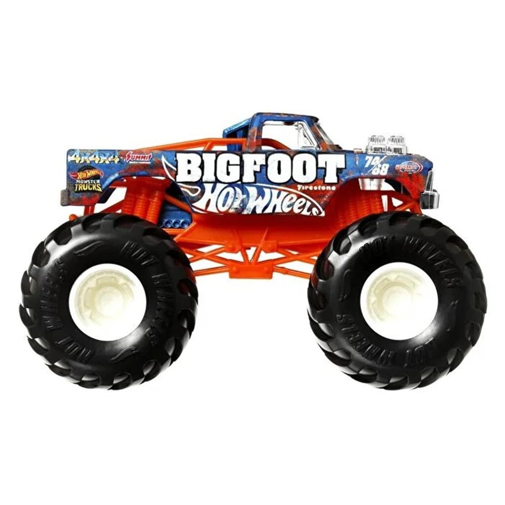 Hot Wheels Trucks 1:24 Arabalar 4x4x4 Big Foot HKM53-Oyuncak Arabalar ve Kamyonlar