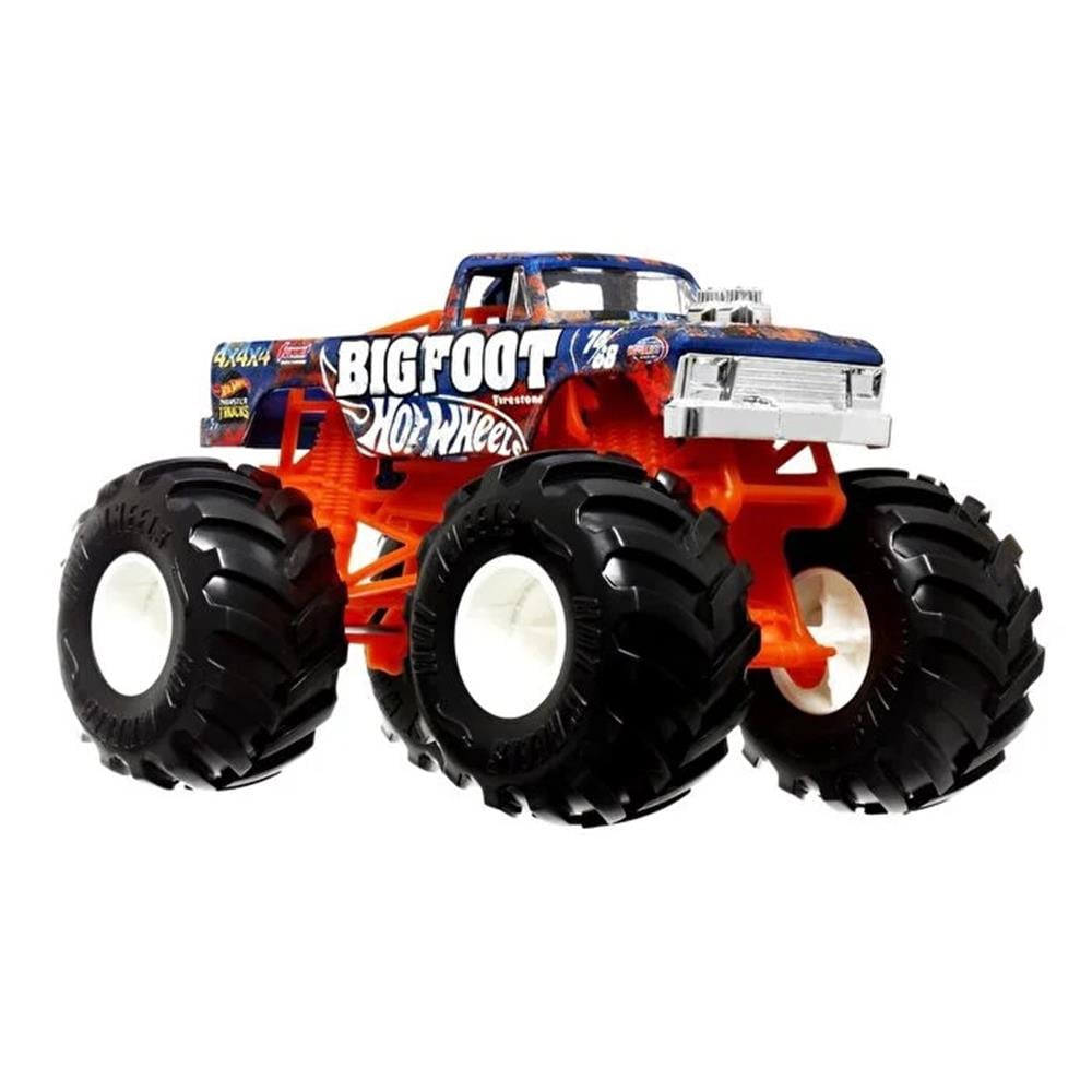 Hot Wheels Trucks 1:24 Arabalar 4x4x4 Big Foot HKM53-Oyuncak Arabalar ve Kamyonlar