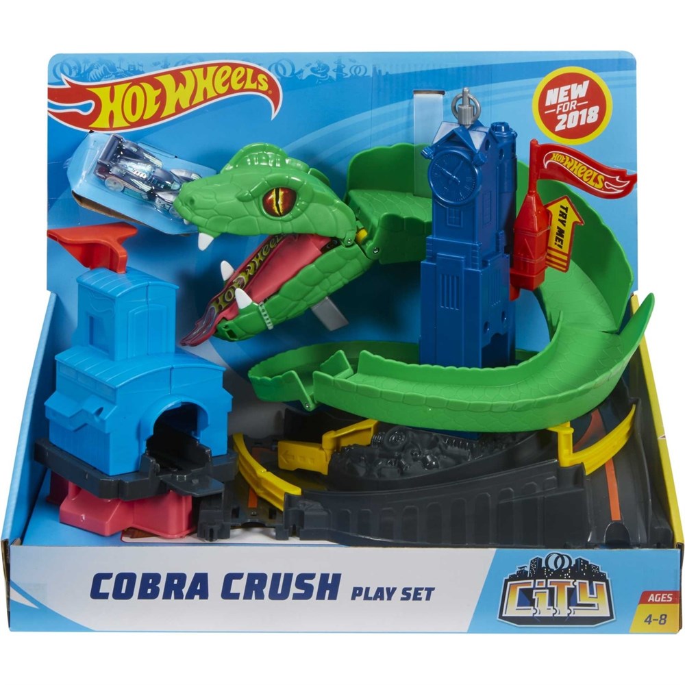 Hot Wheels Yılan Geçidi Oyun Seti FNB20-Araba Garaj ve Setleri