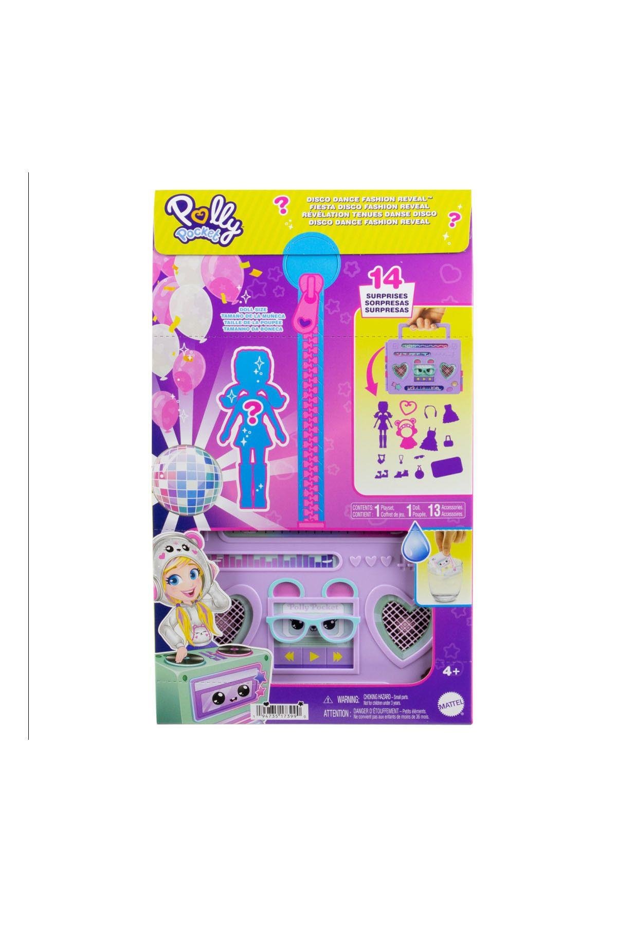 Hrd65 Polly Pocket Radyo Temalı Moda Eğlencesi Oyun Seti-Oyuncak Bebekler