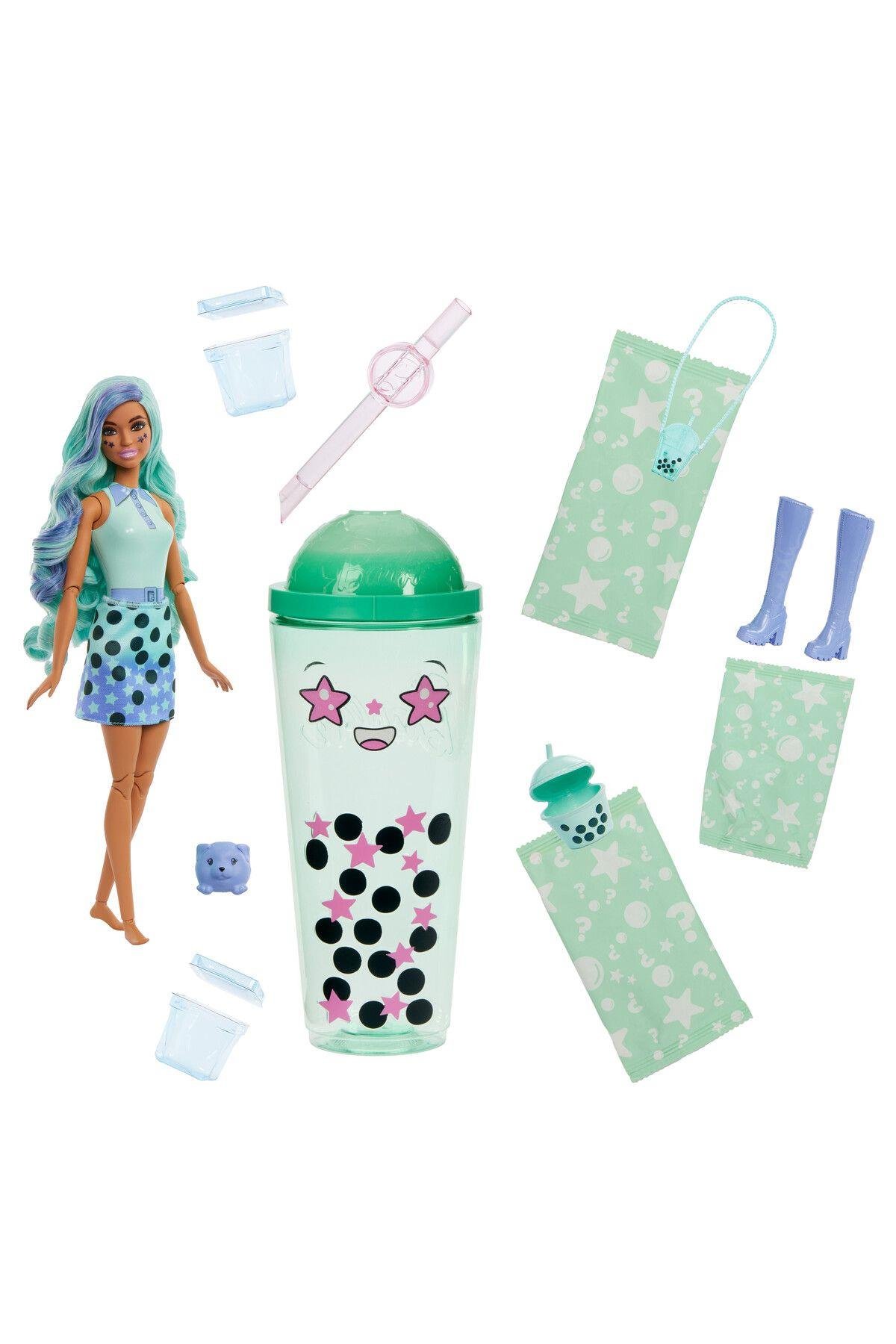 HTJ21 | Pop Reveal Barbie Boba Series - Green Tea-Oyuncak Bebekler